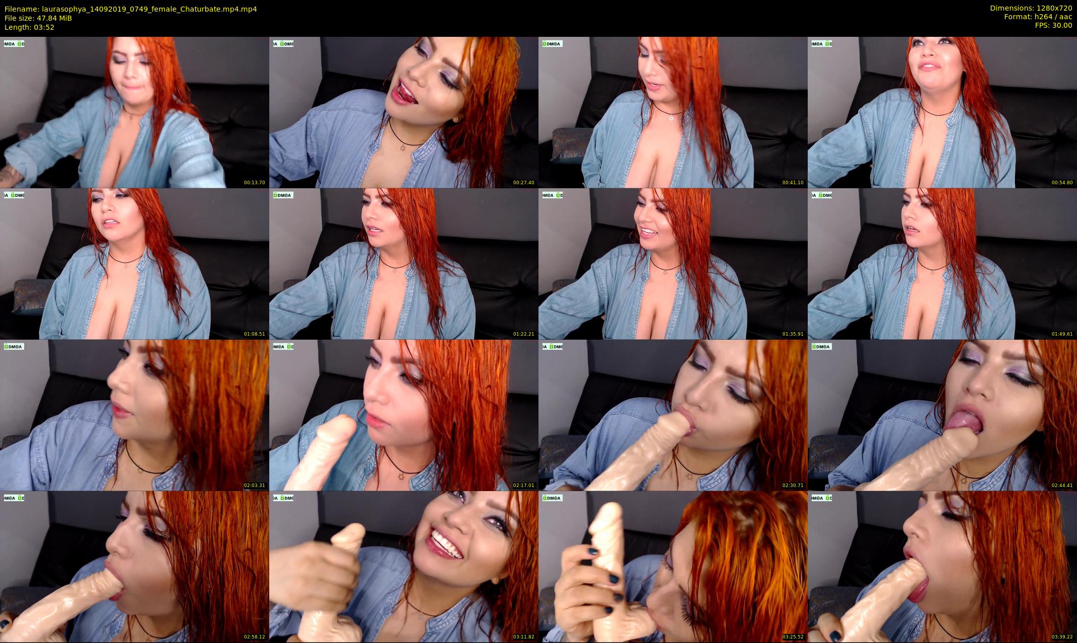 laurasophya — 4 minute Chaturbate female cam show recording, 720p, Sep 14, 2019