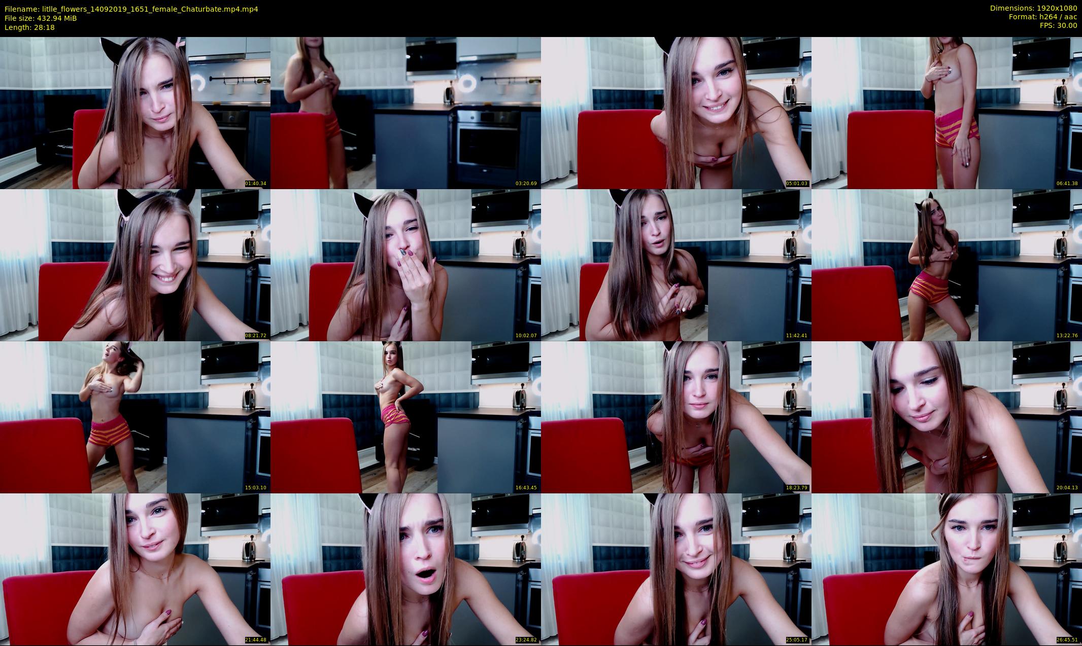 litlle_flowers — 29 minute Chaturbate female cam show recording, 1080p, Sep 14, 2019