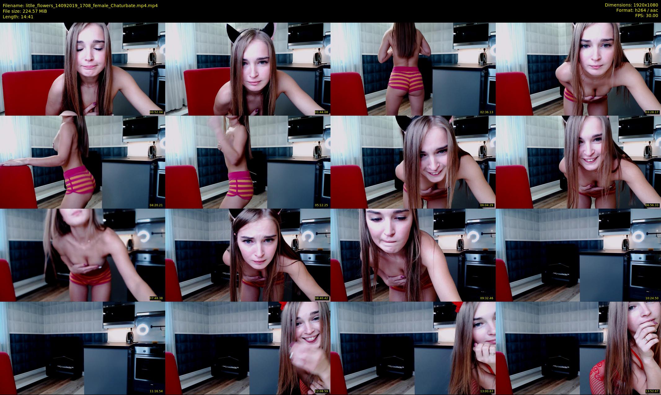 litlle_flowers — 15 minute Chaturbate female cam show recording, 1080p, Sep 14, 2019