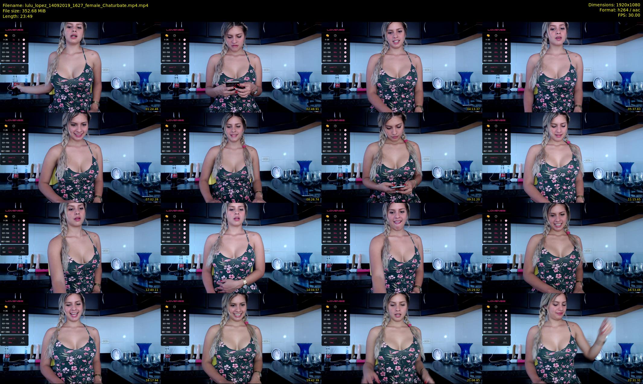 lulu_lopez — 24 minute Chaturbate female cam show recording, 1080p, Sep 14, 2019