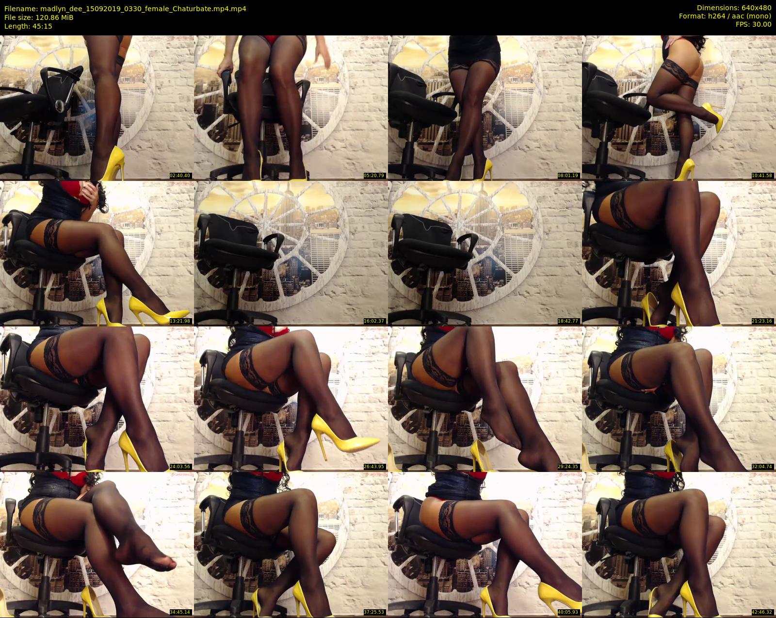 madlyn_dee — 46 minute Chaturbate female cam show recording, 480p, Sep 15, 2019
