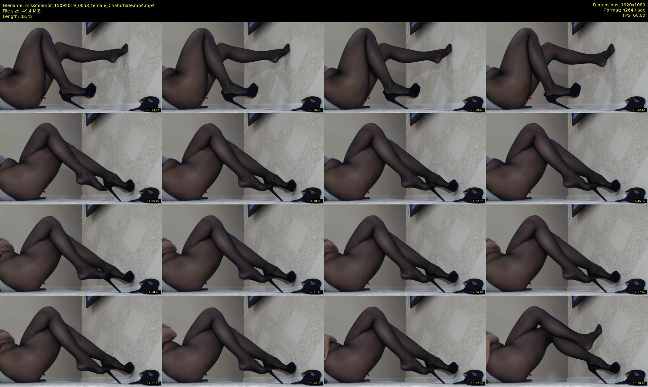 missmiamor — 4 minute Chaturbate female cam show recording, 1080p, Sep 15, 2019
