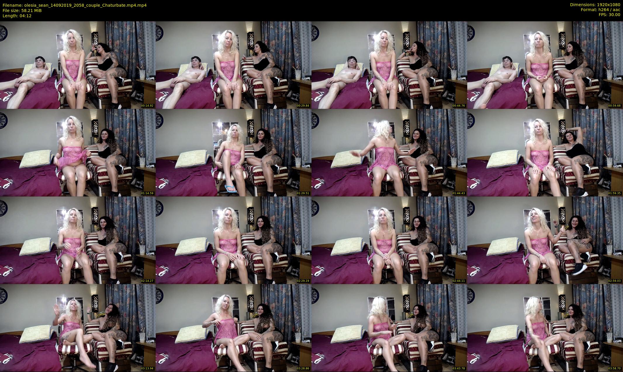 olesia_sean — 5 minute Chaturbate couple cam show recording, 1080p, Sep 14, 2019