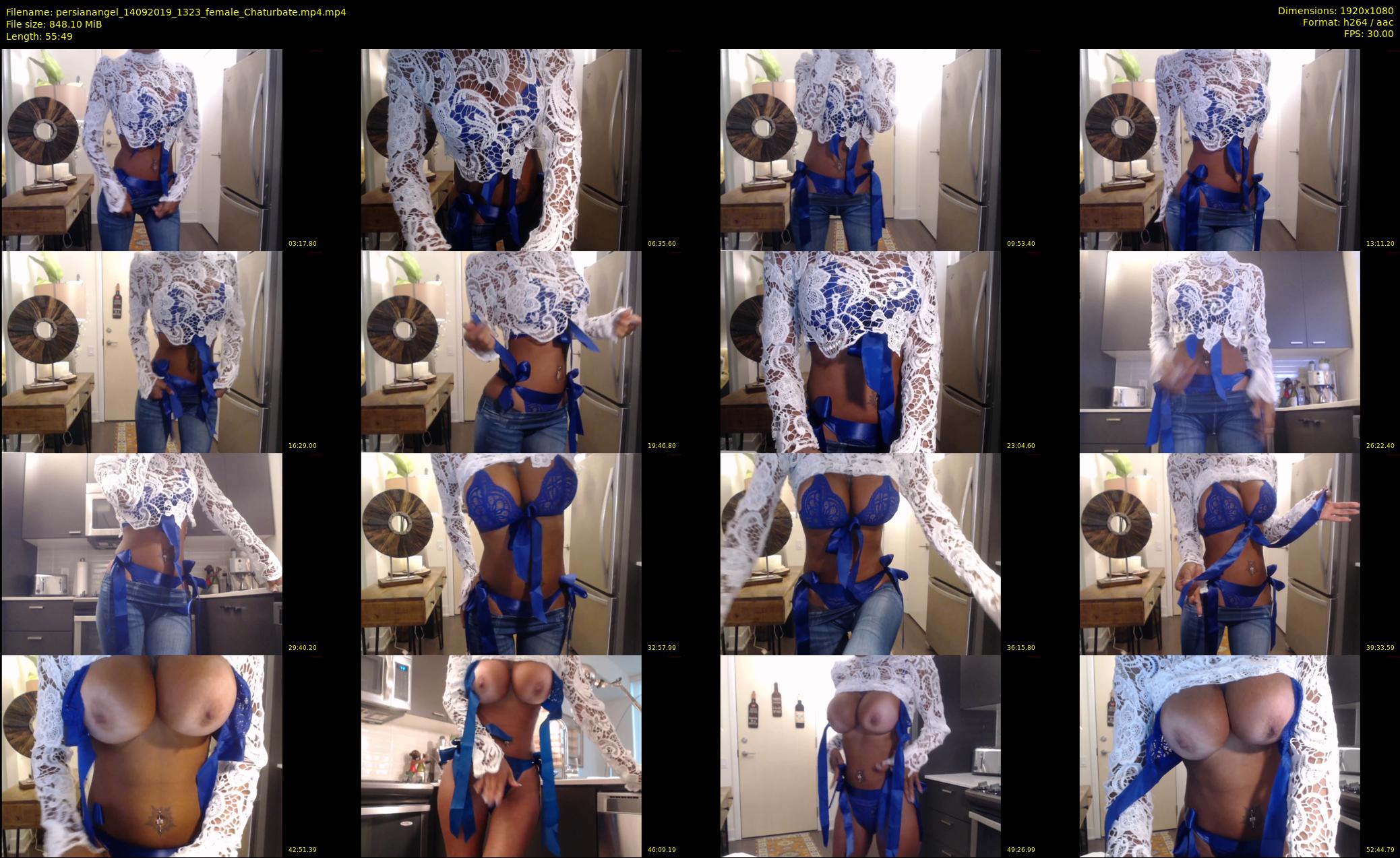 persianangel — 56 minute Chaturbate female cam show recording, 1080p, Sep 14, 2019