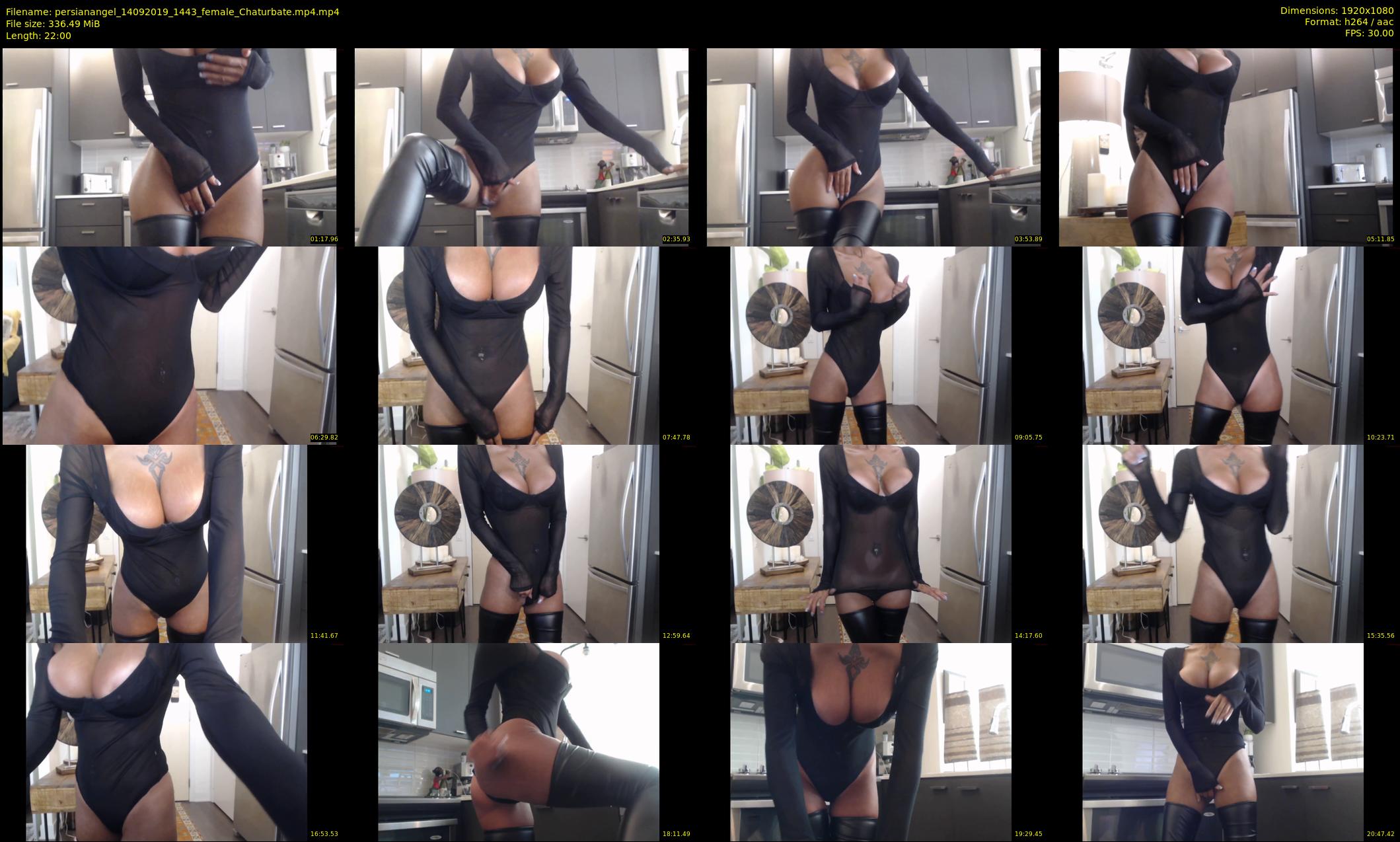 persianangel — 22 minute Chaturbate female cam show recording, 1080p, Sep 14, 2019