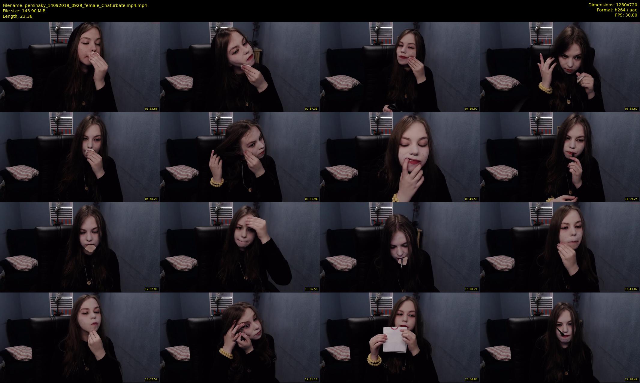 persinaky — 24 minute Chaturbate female cam show recording, 720p, Sep 14, 2019