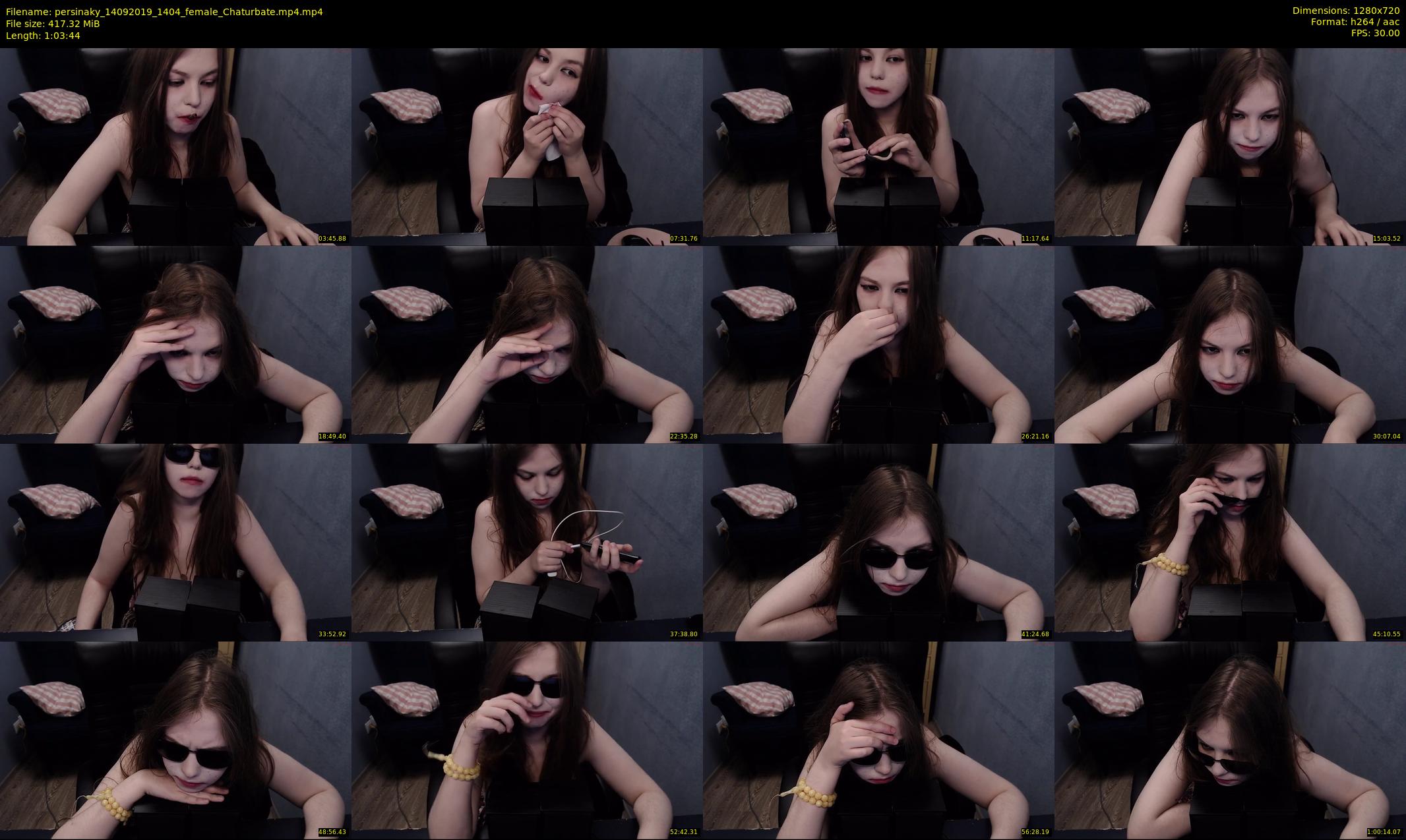 persinaky — 64 minute Chaturbate female cam show recording, 720p, Sep 14, 2019