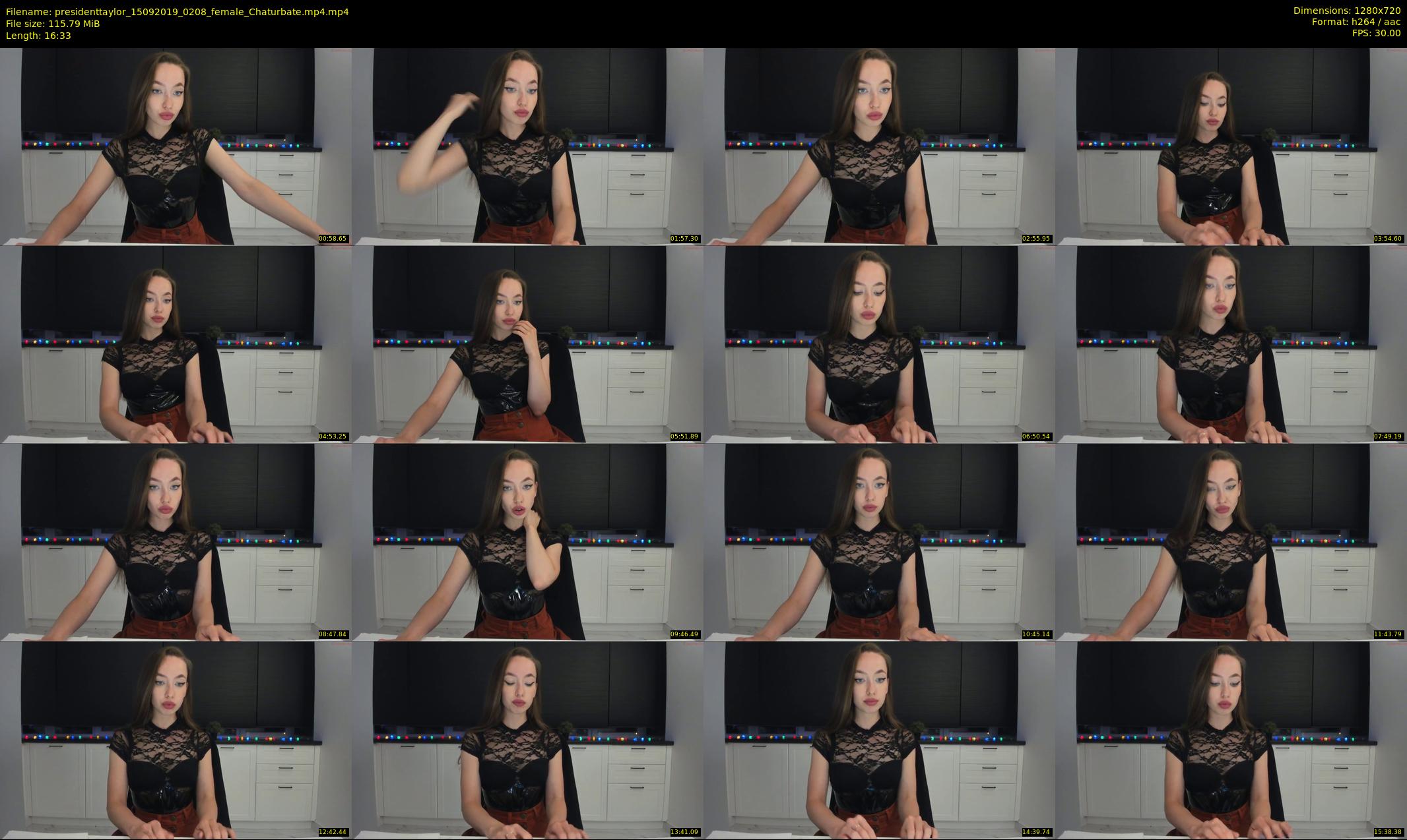 presidenttaylor — 17 minute Chaturbate female cam show recording, 720p, Sep 15, 2019