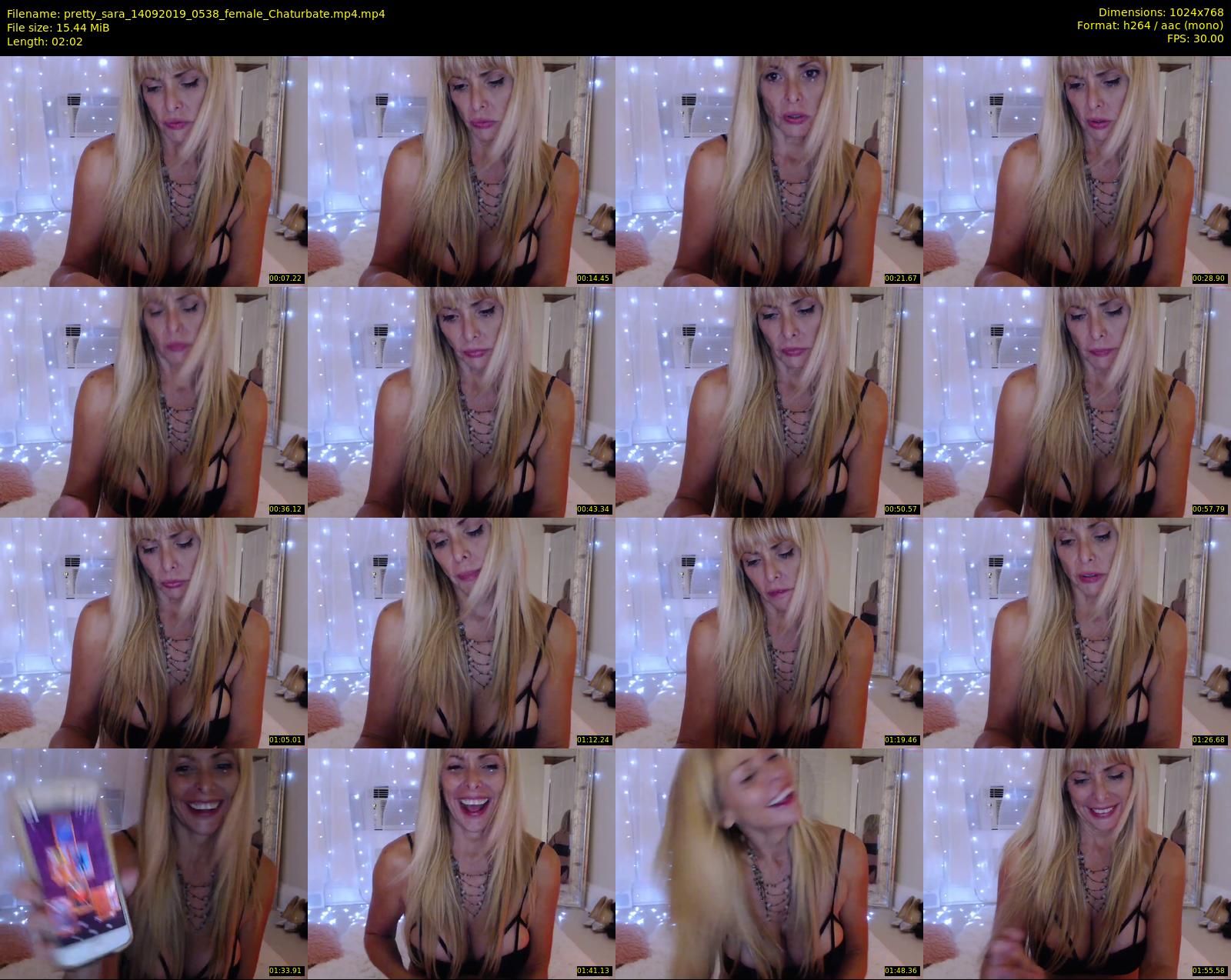 pretty_sara — 3 minute Chaturbate female cam show recording, 720p, Sep 14, 2019