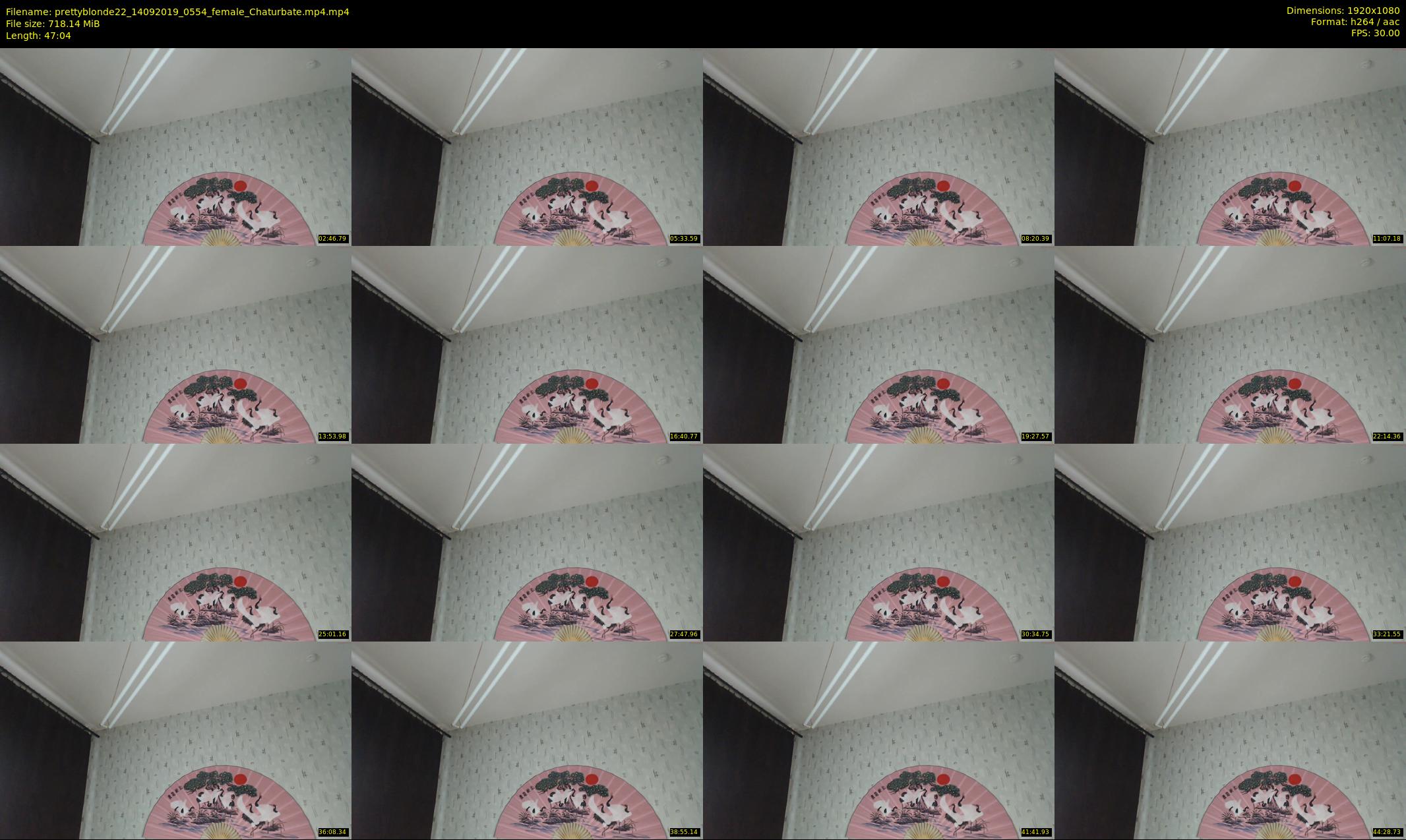 prettyblonde22 — 48 minute Chaturbate female cam show recording, 1080p, Sep 14, 2019