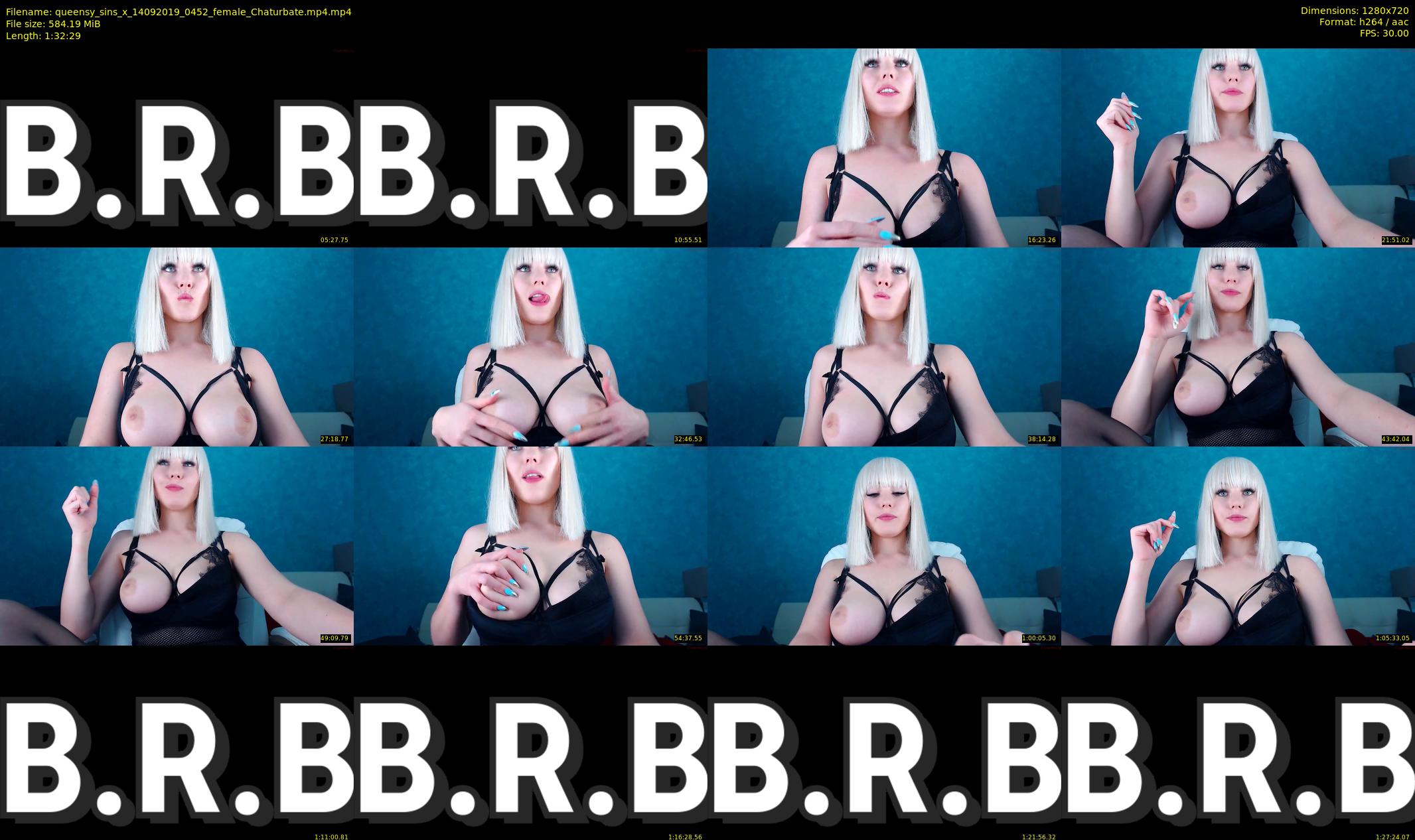 queensy_sins_x — 93 minute Chaturbate female cam show recording, 720p, Sep 14, 2019