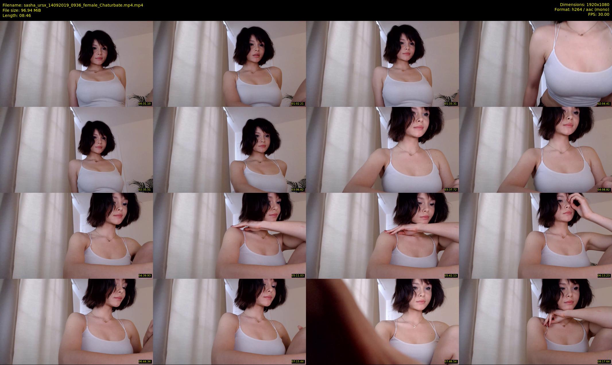 sasha_ursx — 9 minute Chaturbate female cam show recording, 1080p, Sep 14, 2019