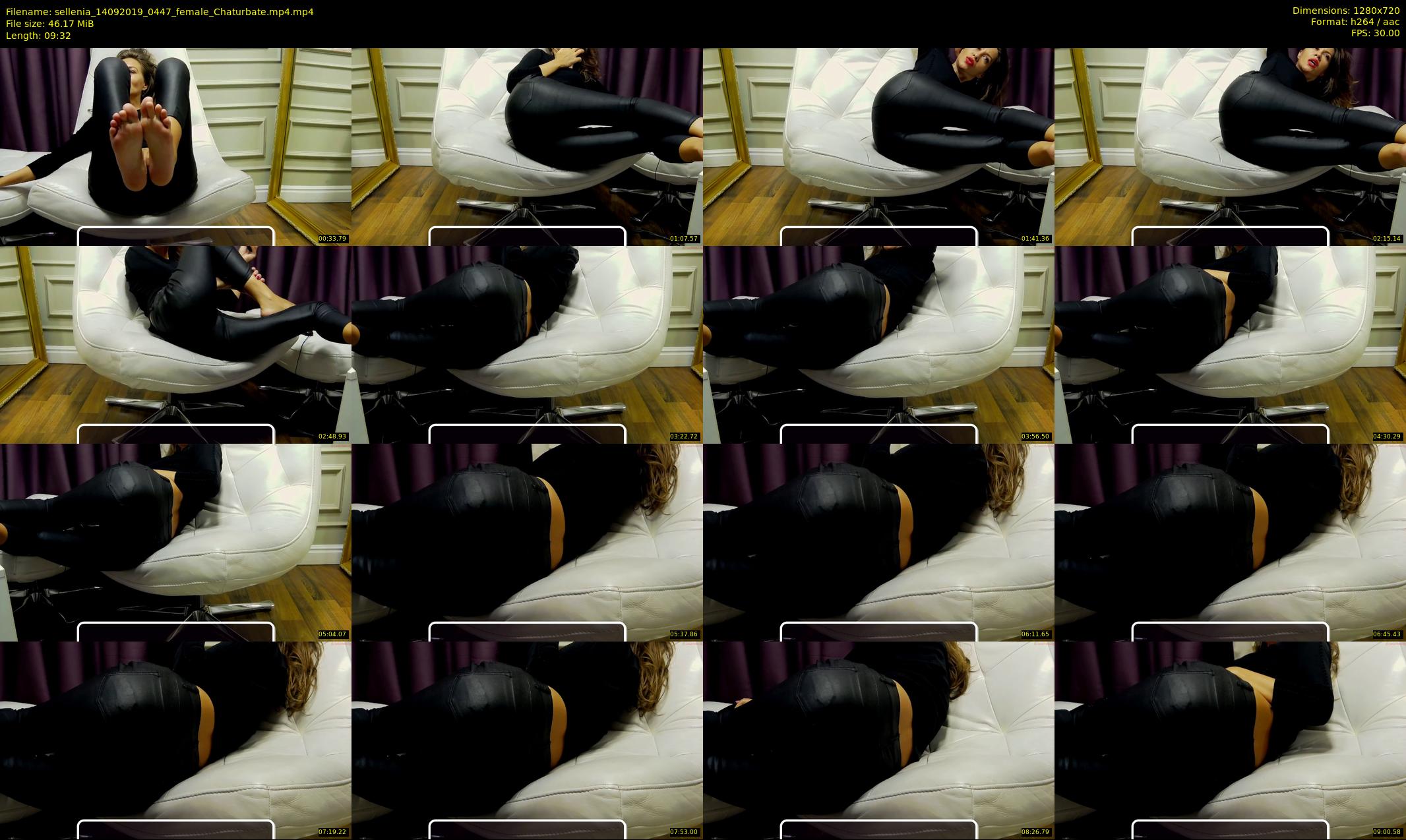 sellenia — 10 minute Chaturbate female cam show recording, 720p, Sep 14, 2019