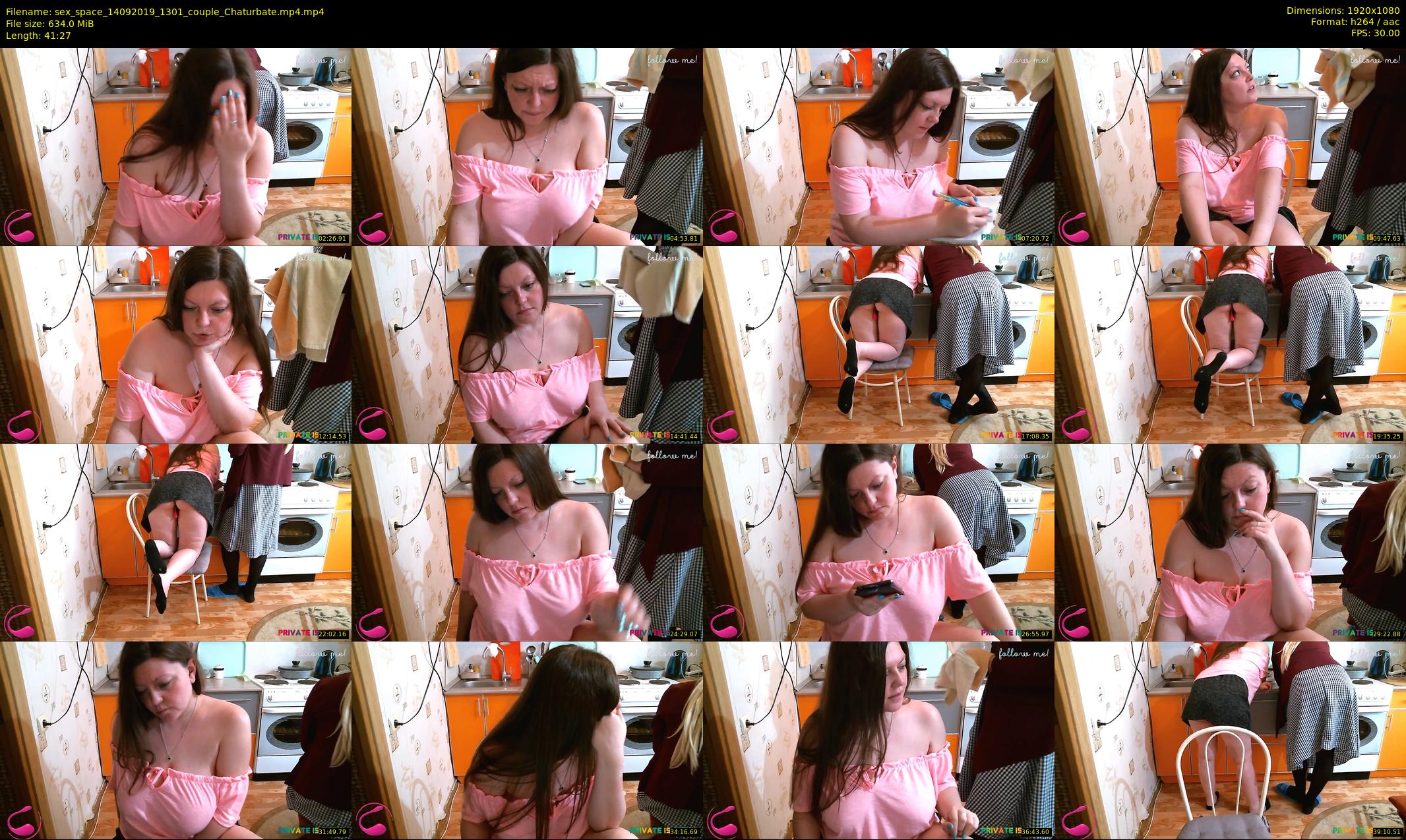 sex_space — 42 minute Chaturbate couple cam show recording, 1080p, Sep 14, 2019