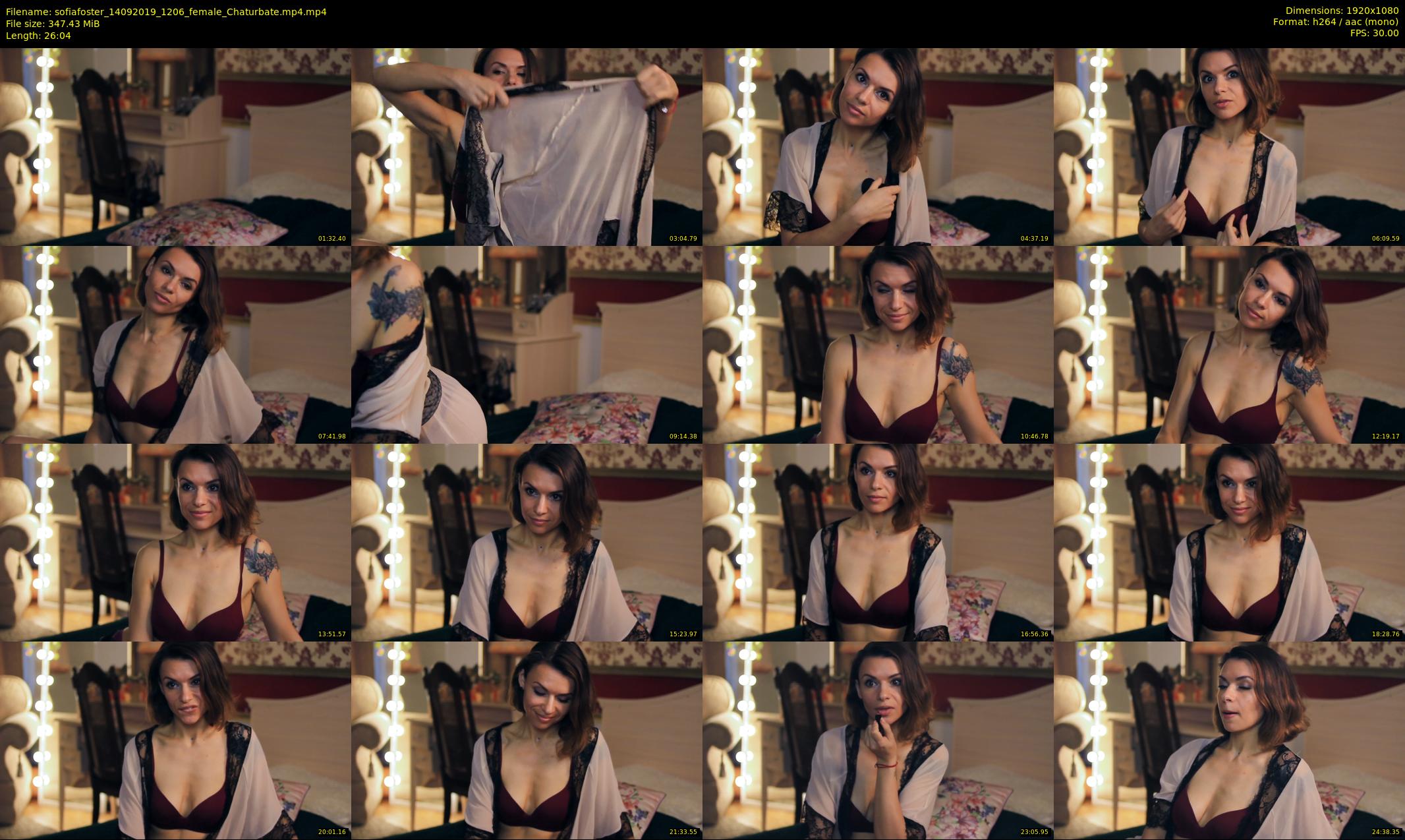 sofiafoster — 27 minute Chaturbate female cam show recording, 1080p, Sep 14, 2019