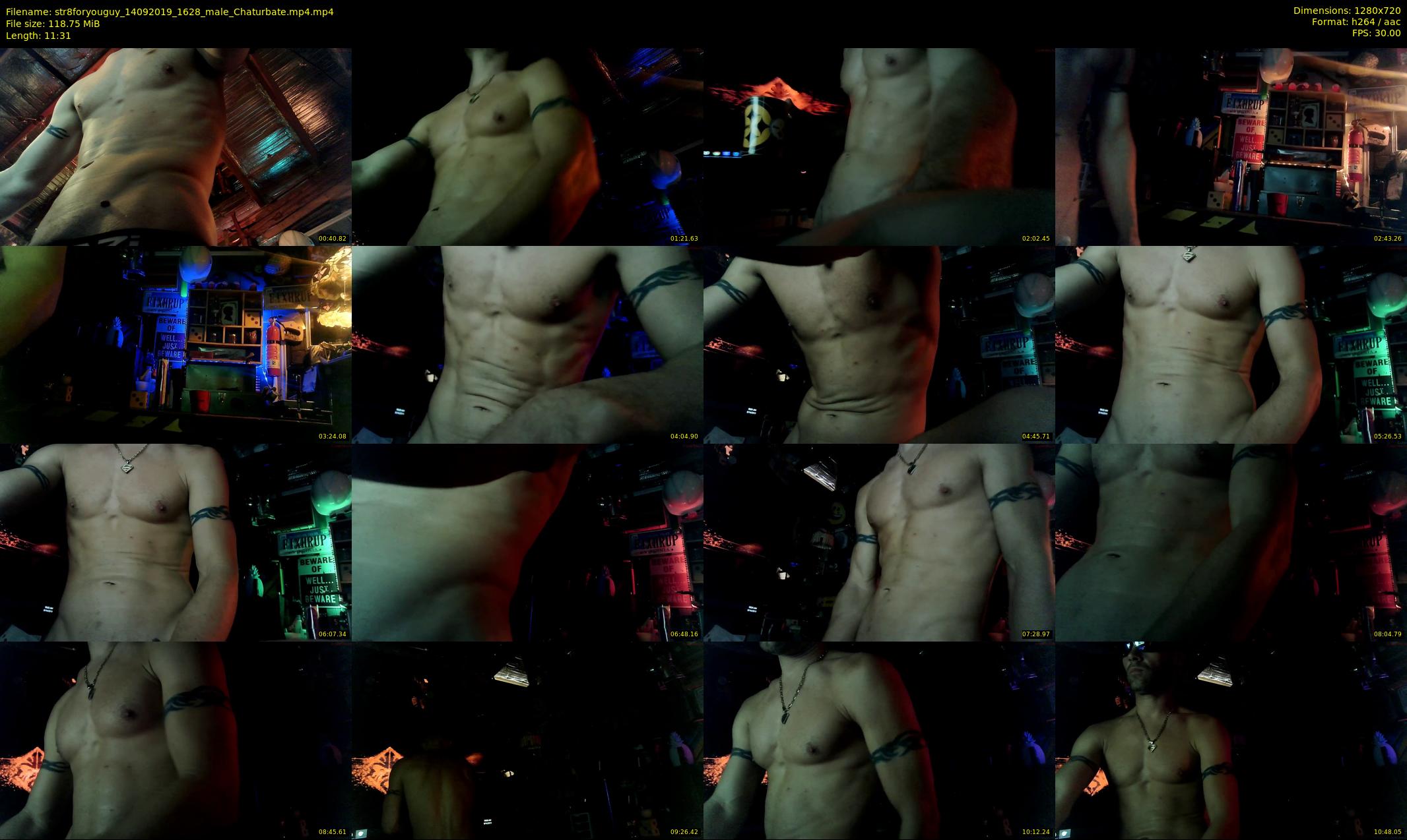str8foryouguy — 12 minute Chaturbate male cam show recording, 720p, Sep 14, 2019