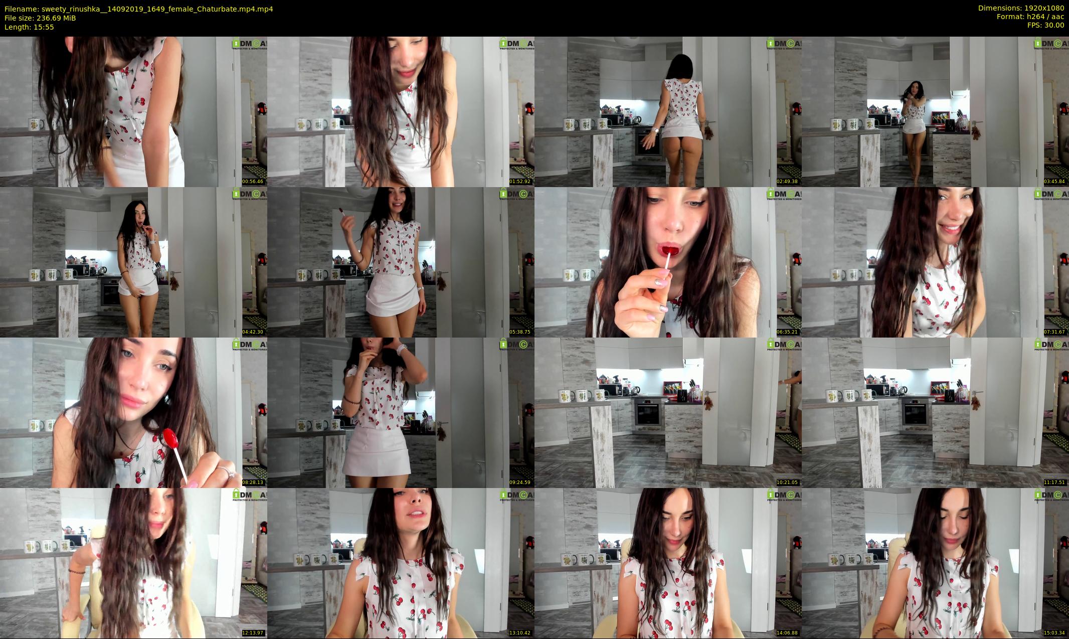 sweety_rinushka_ — 16 minute Chaturbate female cam show recording, 1080p, Sep 14, 2019