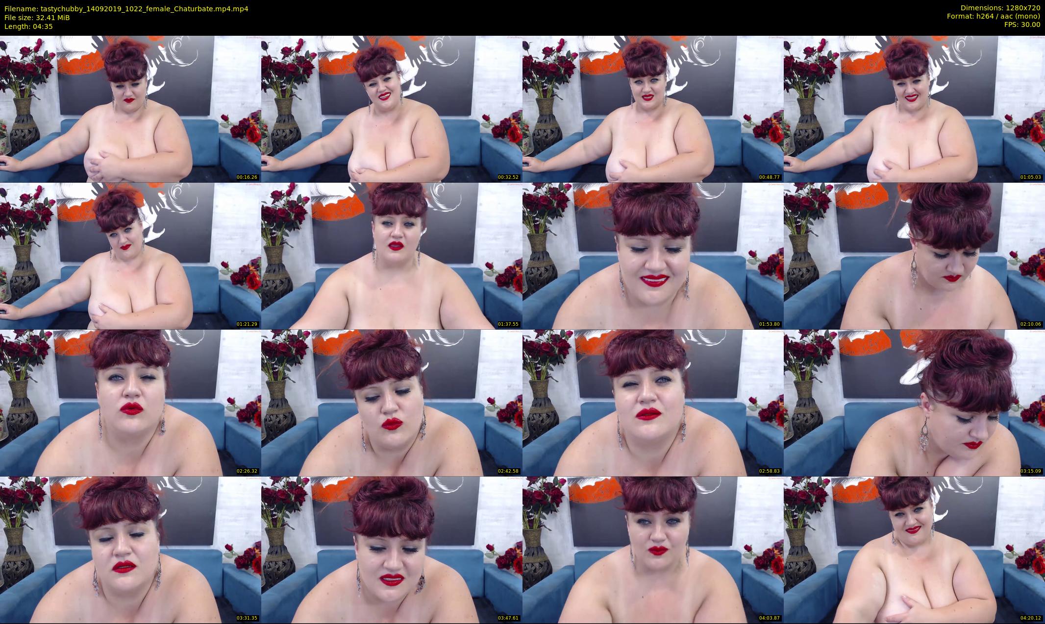 tastychubby — 5 minute Chaturbate female cam show recording, 720p, Sep 14, 2019