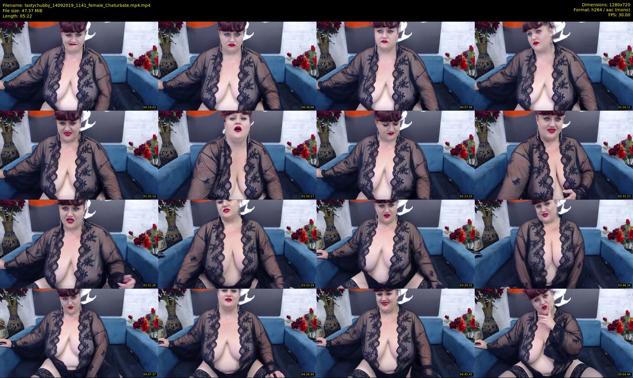 tastychubby — 6 minute Chaturbate female cam show recording, 720p, Sep 14, 2019