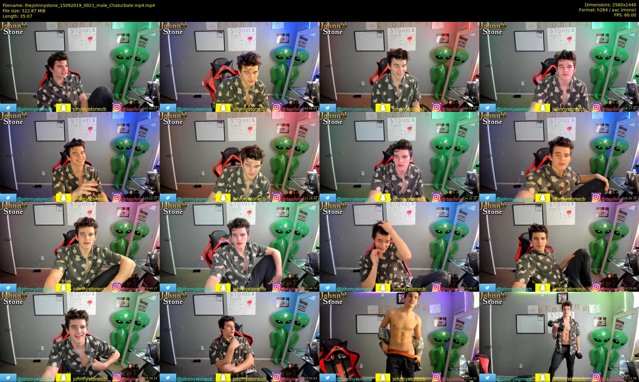 thejohnnystone — 36 minute Chaturbate male cam show recording, 1080p, Sep 15, 2019