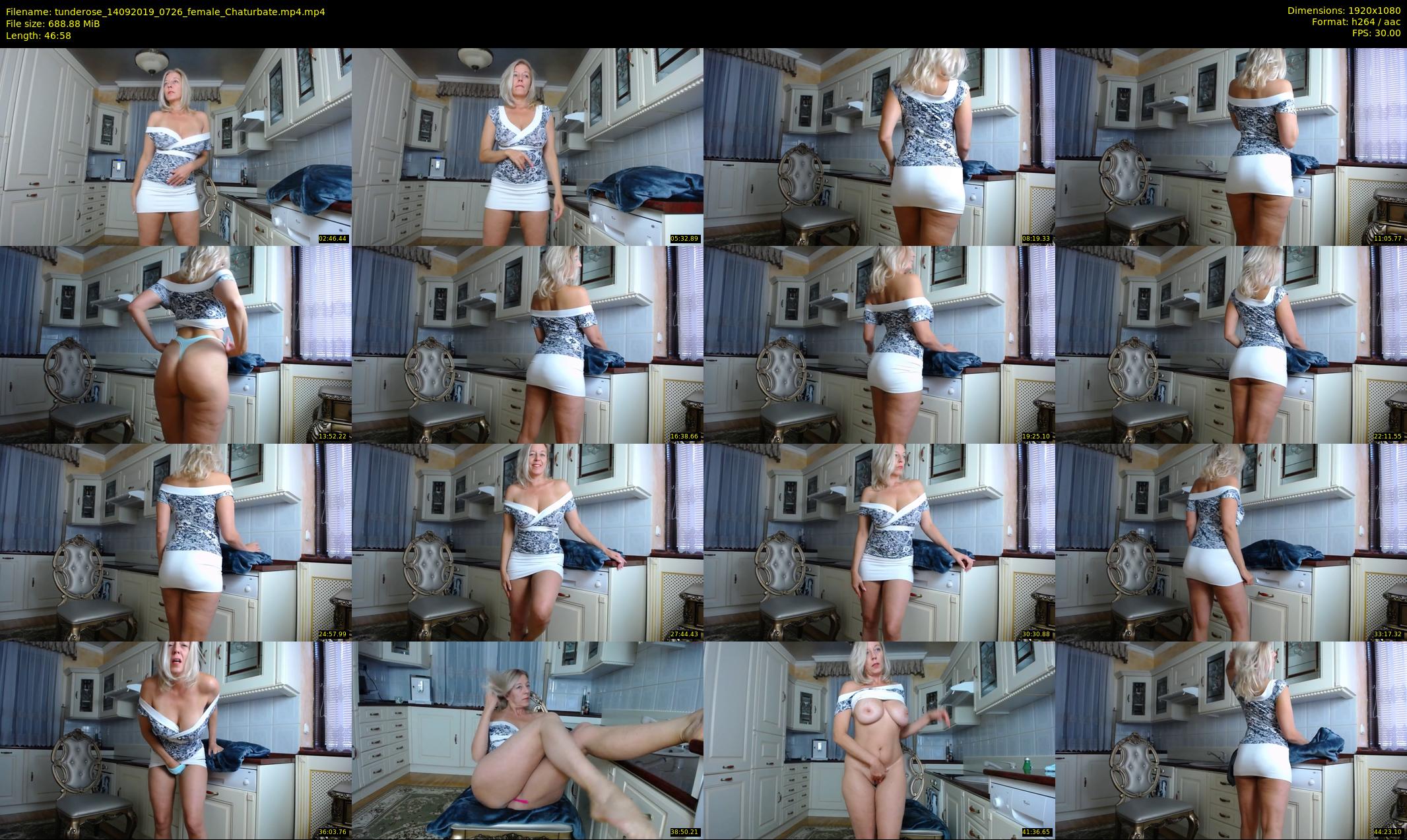 tunderose — 47 minute Chaturbate female cam show recording, 1080p, Sep 14, 2019