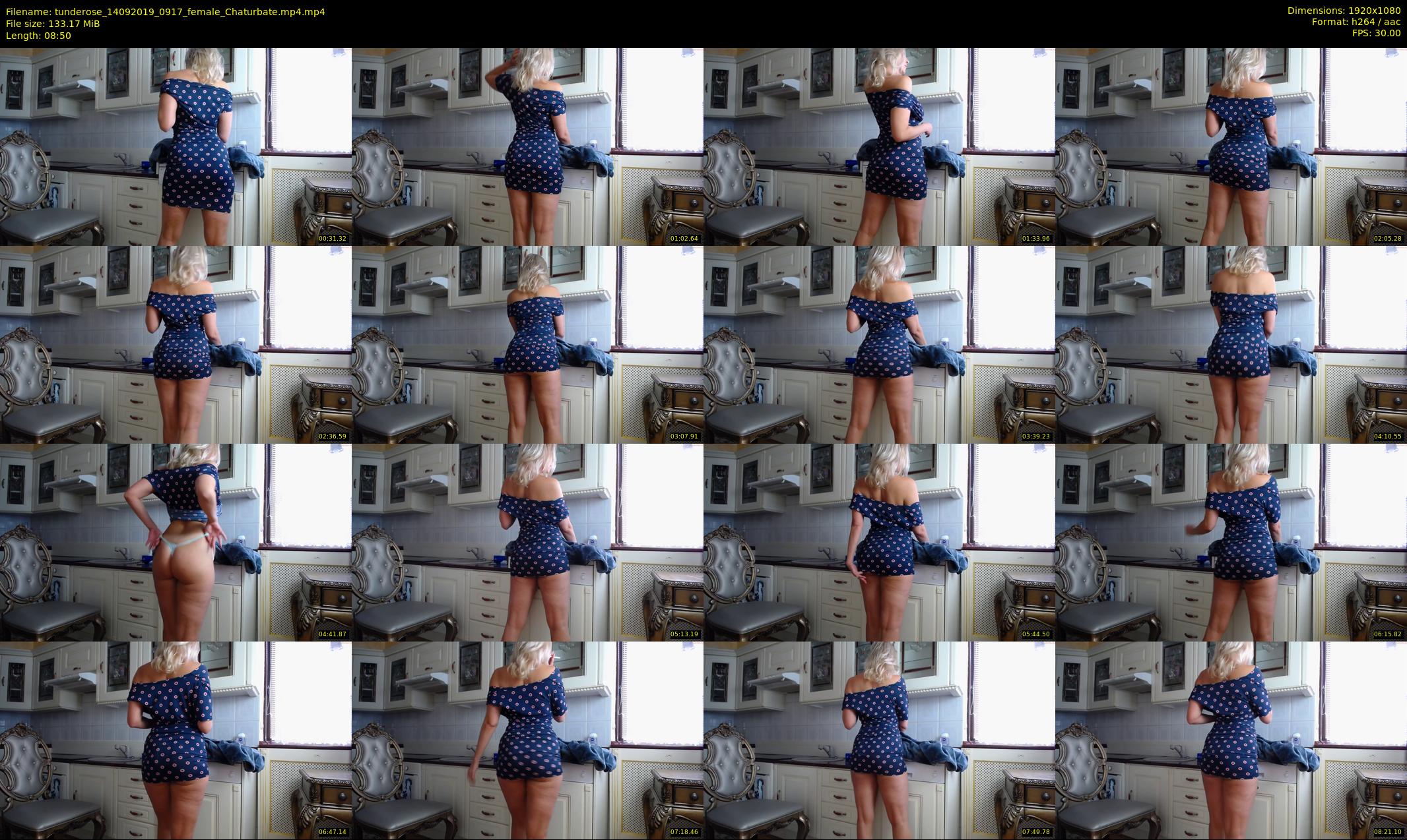 tunderose — 9 minute Chaturbate female cam show recording, 1080p, Sep 14, 2019