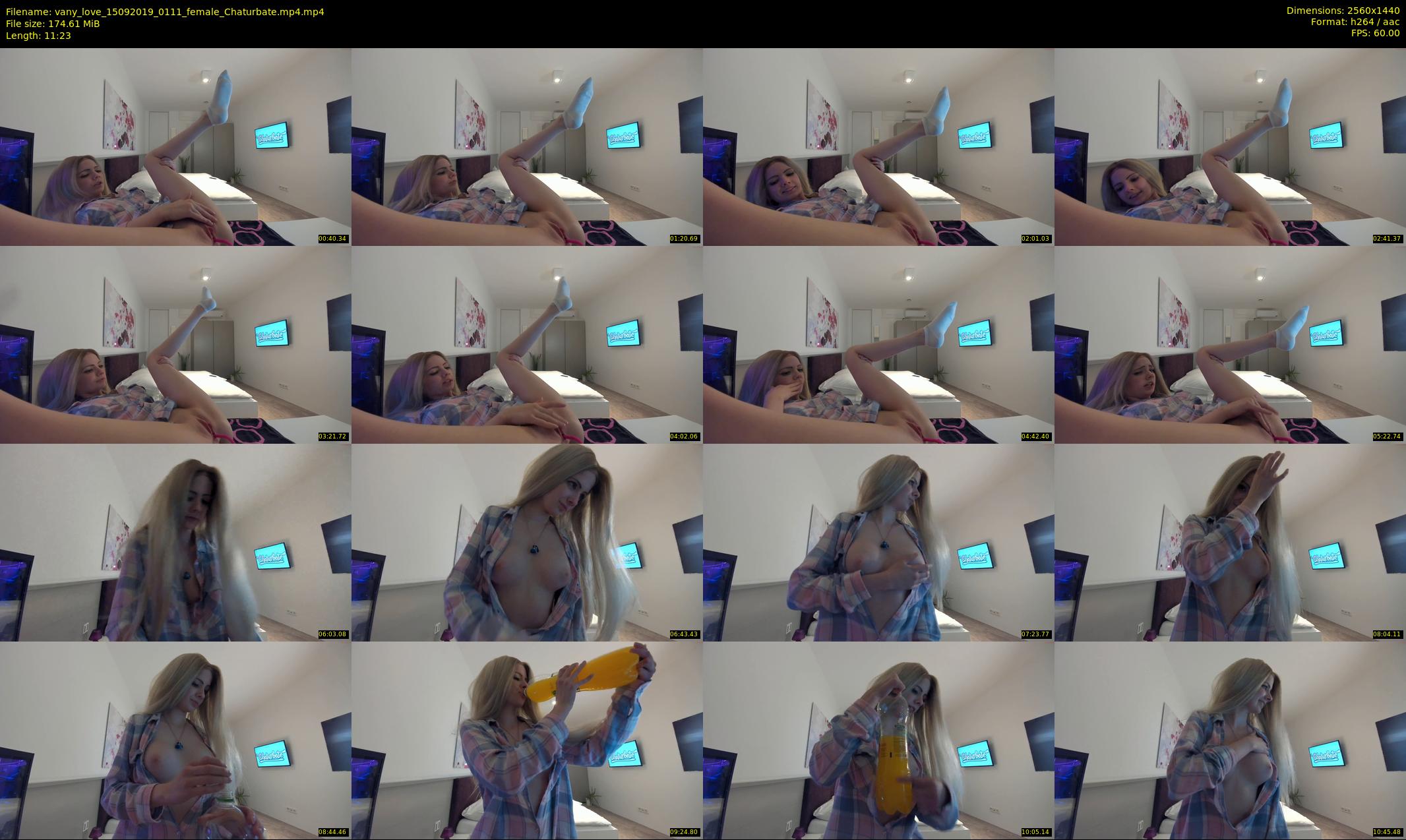 vany_love — 12 minute Chaturbate female cam show recording, 1080p, Sep 15, 2019