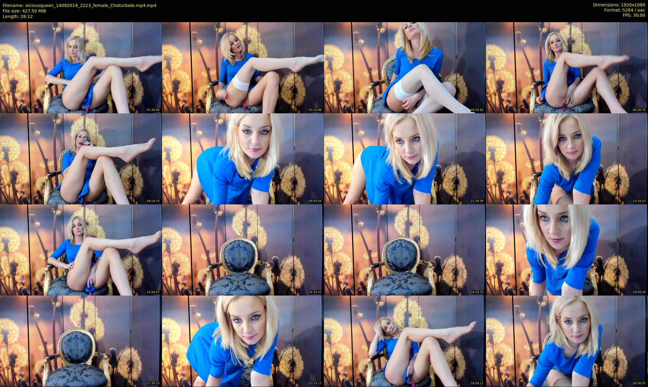viciousqueen — 29 minute Chaturbate female cam show recording, 1080p, Sep 14, 2019
