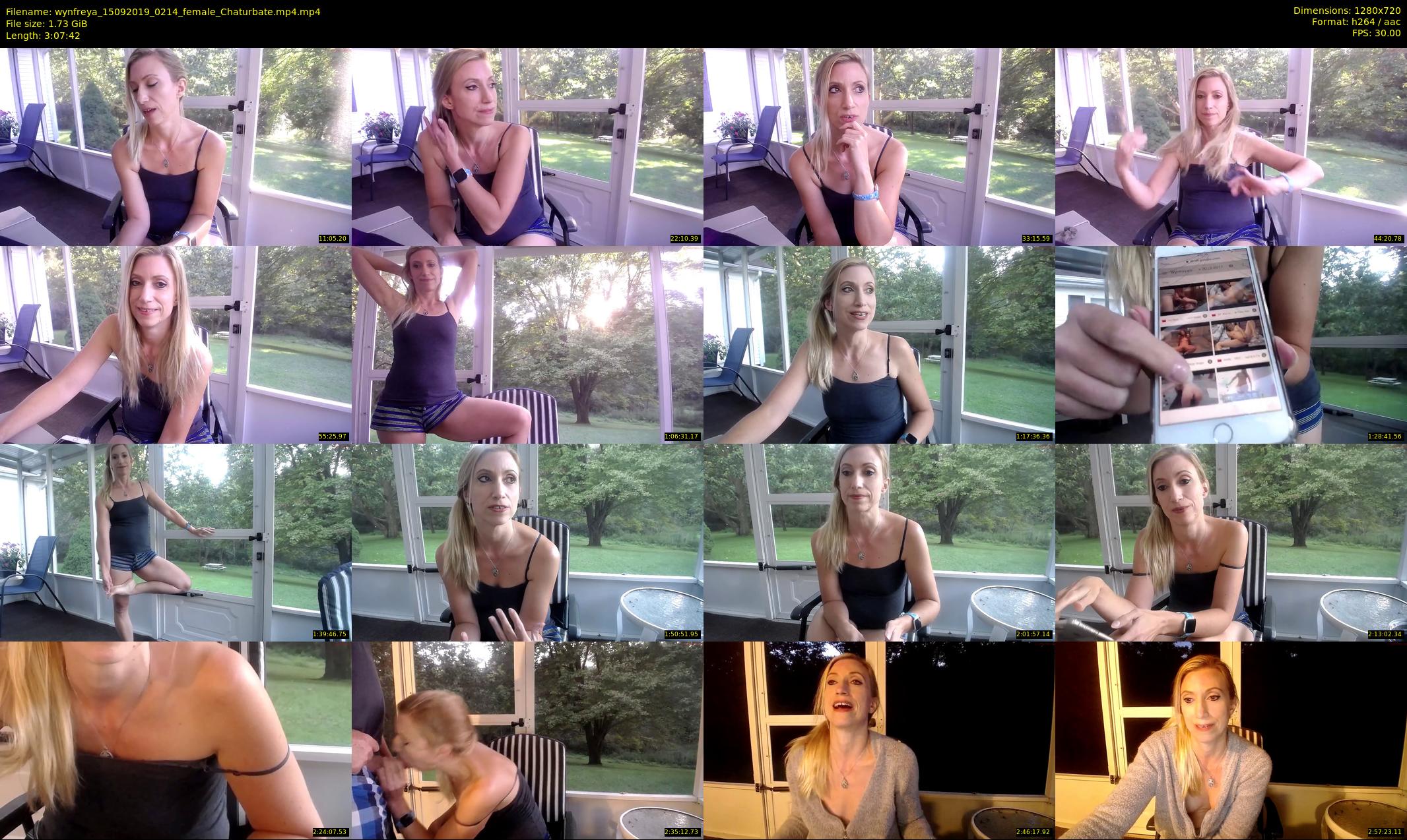wynfreya — 188 minute Chaturbate female cam show recording, 720p, Sep 15, 2019