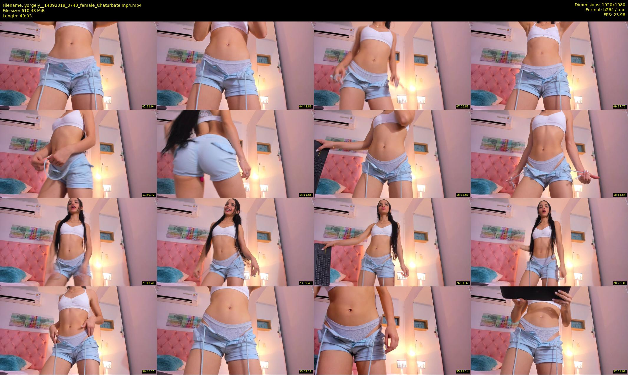 yorgely_ — 41 minute Chaturbate female cam show recording, 1080p, Sep 14, 2019