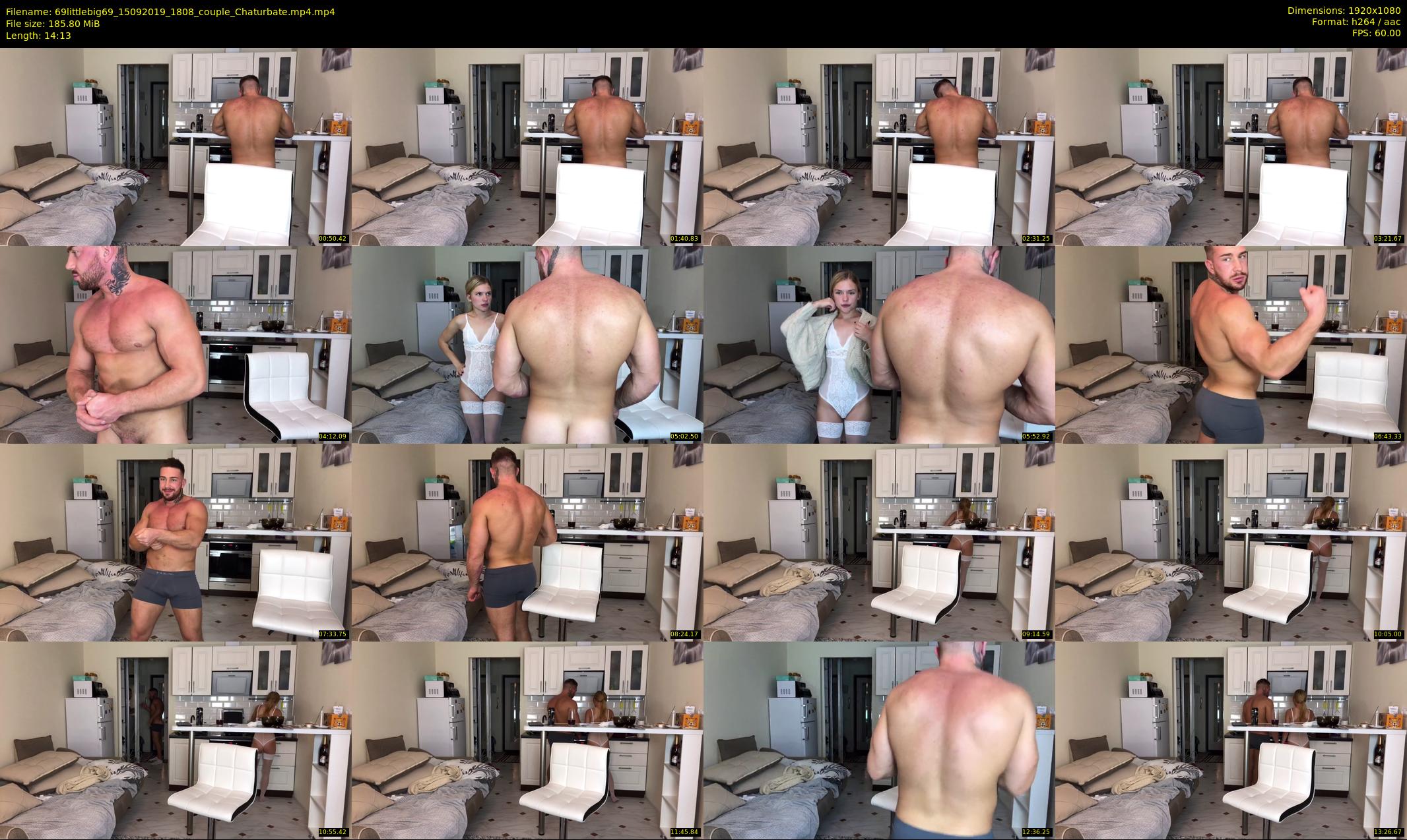 69littlebig69 — 15 minute Chaturbate couple cam show recording, 1080p, Sep 15, 2019