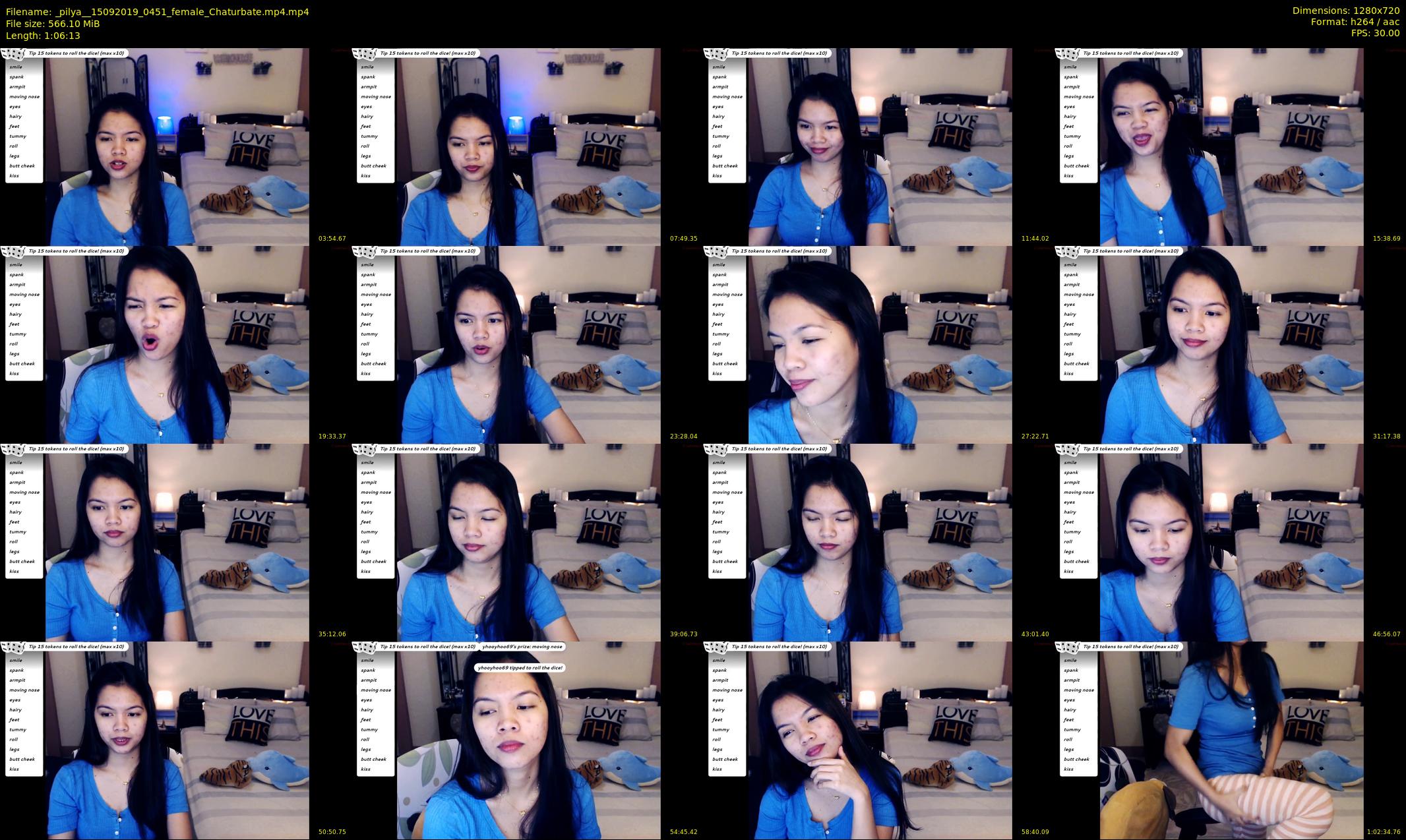 _pilya_ — 67 minute Chaturbate female cam show recording, 720p, Sep 15, 2019