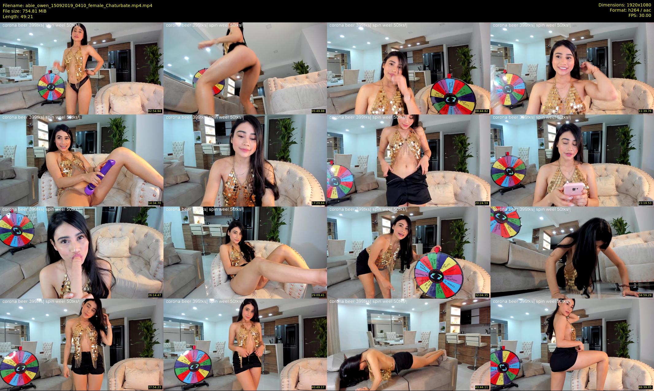 abie_owen — 50 minute Chaturbate female cam show recording, 1080p, Sep 15, 2019