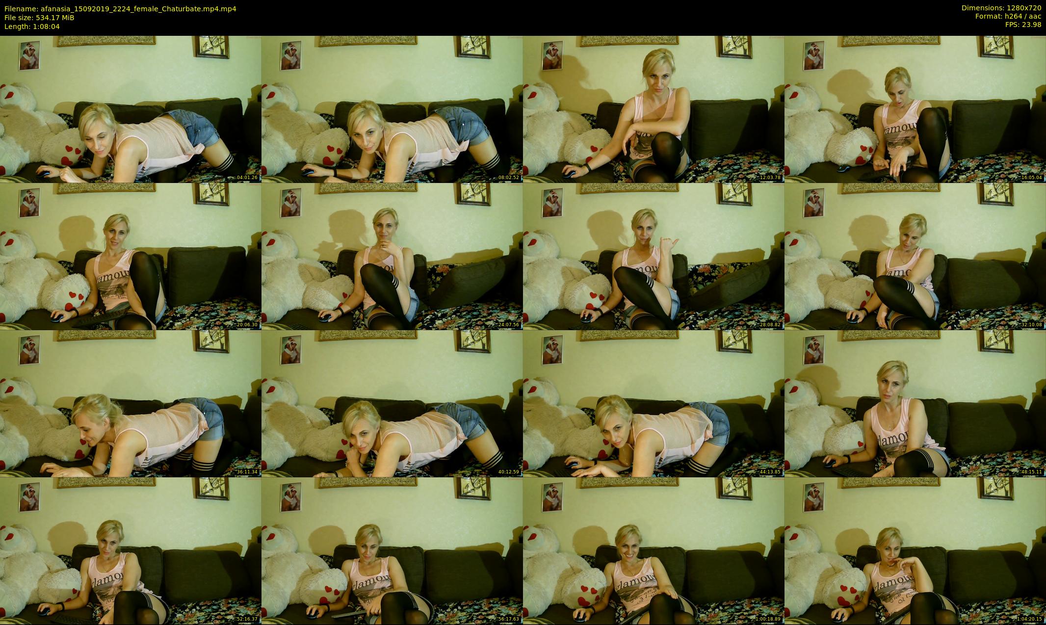 afanasia — 69 minute Chaturbate female cam show recording, 720p, Sep 15, 2019