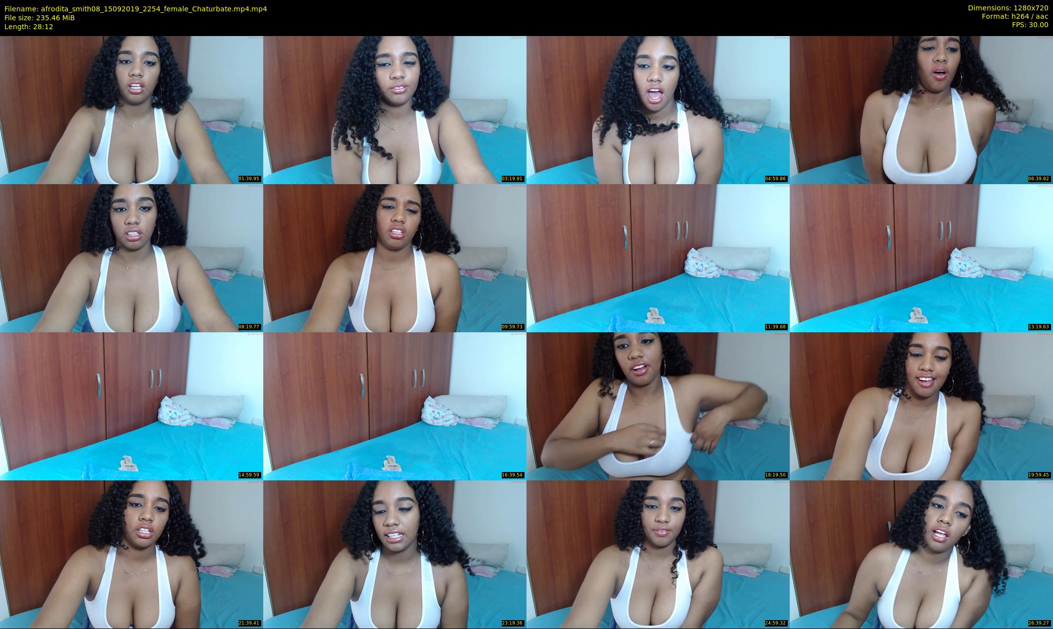 afrodita_smith08 — 29 minute Chaturbate female cam show recording, 720p, Sep 15, 2019