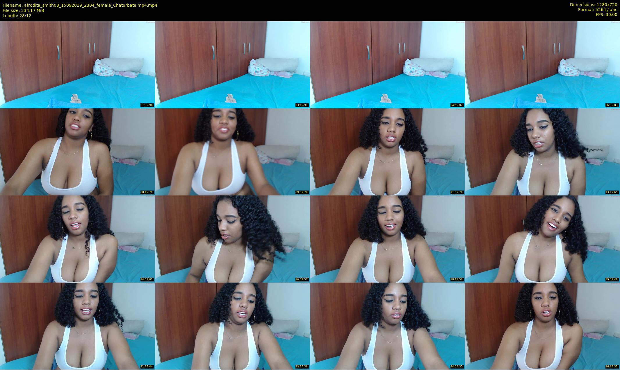 afrodita_smith08 — 29 minute Chaturbate female cam show recording, 720p, Sep 15, 2019