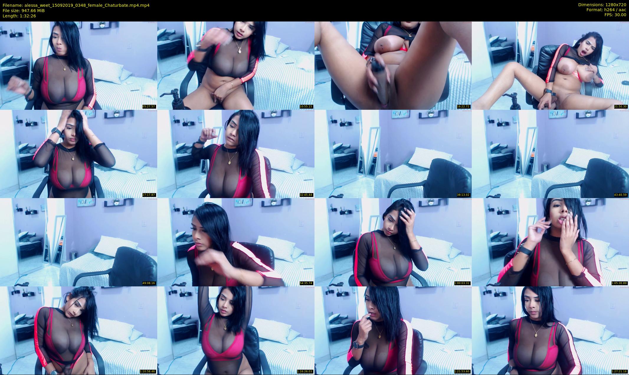 alessa_weet — 93 minute Chaturbate female cam show recording, 720p, Sep 15, 2019