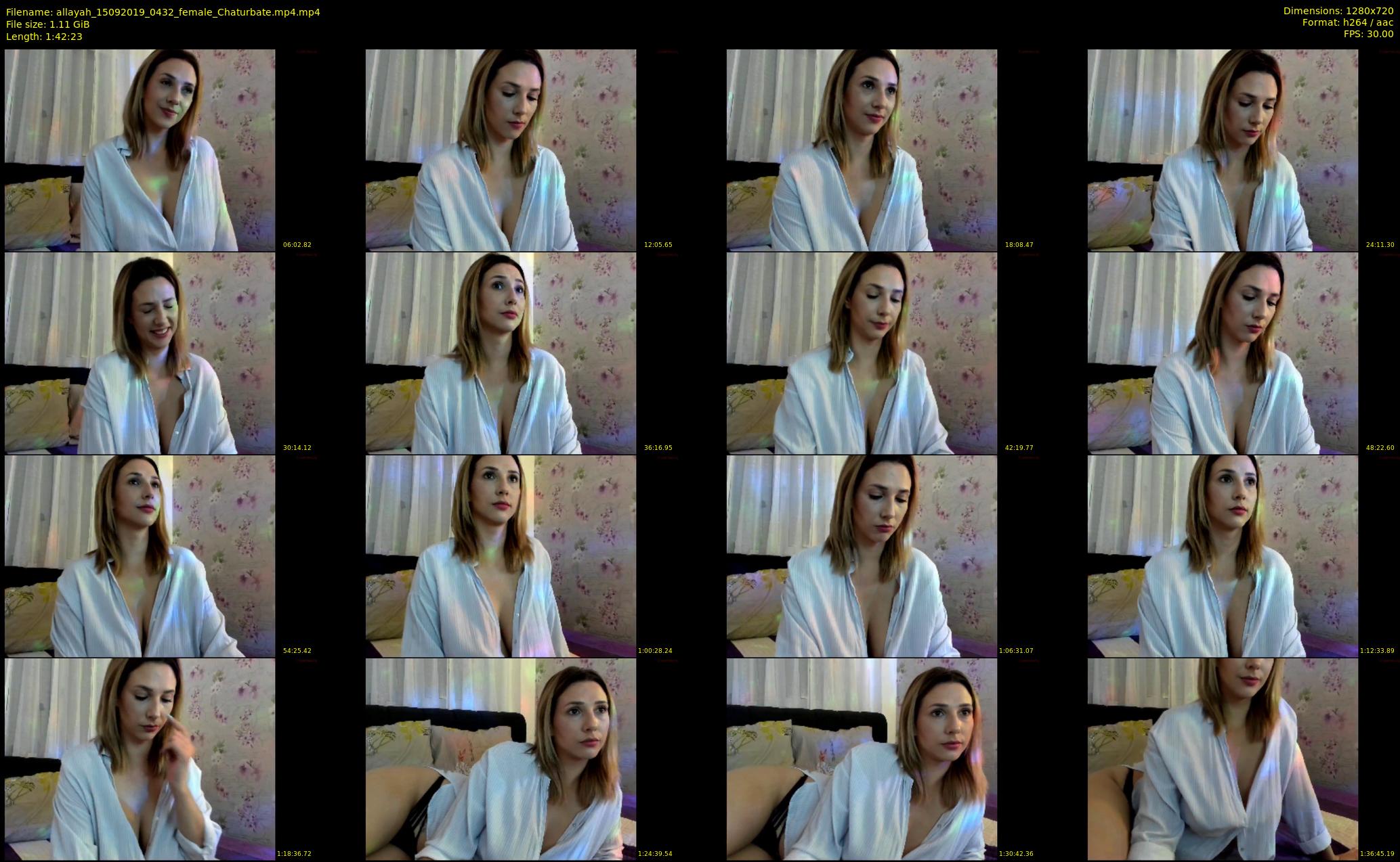 allayah — 103 minute Chaturbate female cam show recording, 720p, Sep 15, 2019