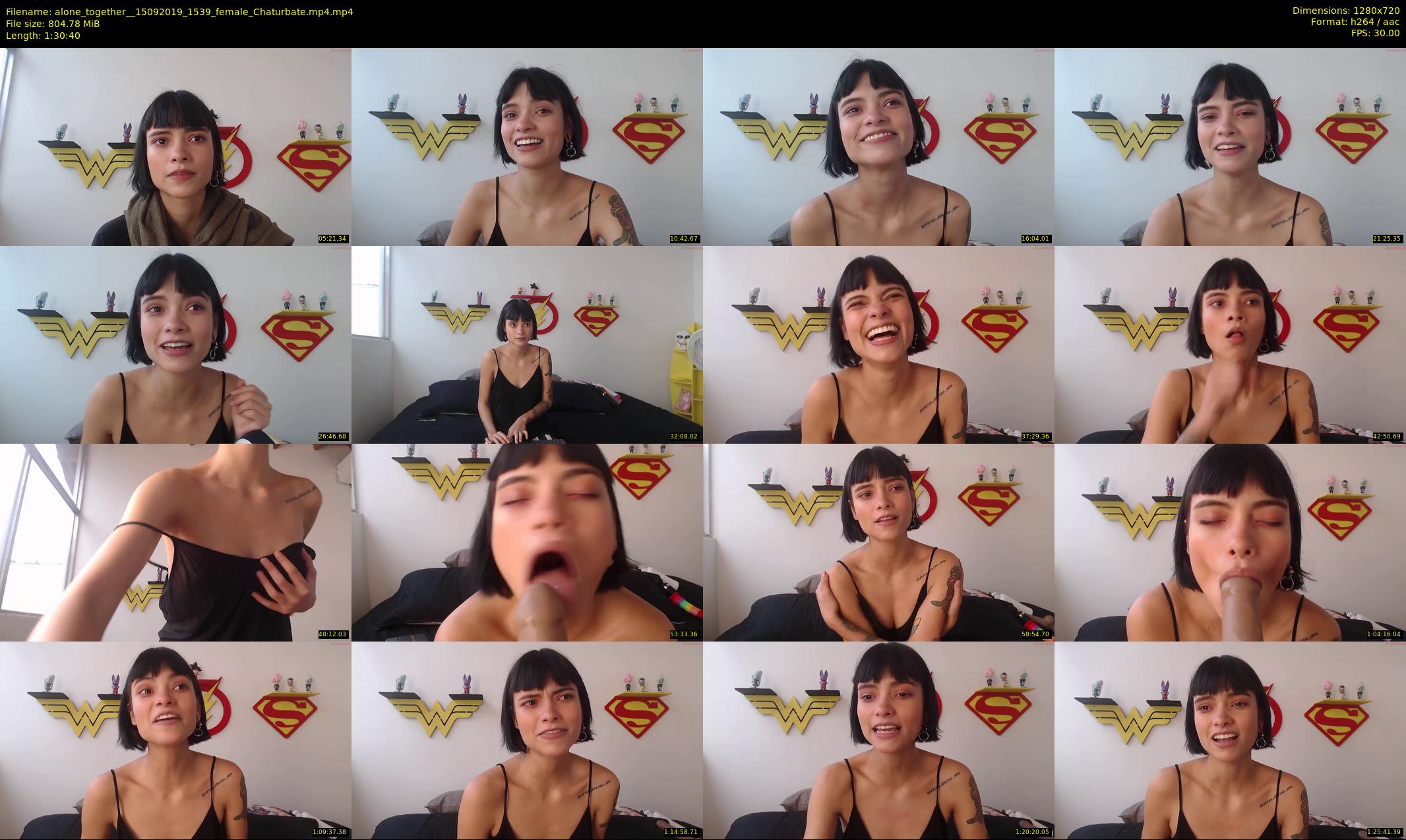 alone_together_ — 91 minute Chaturbate female cam show recording, 720p, Sep 15, 2019