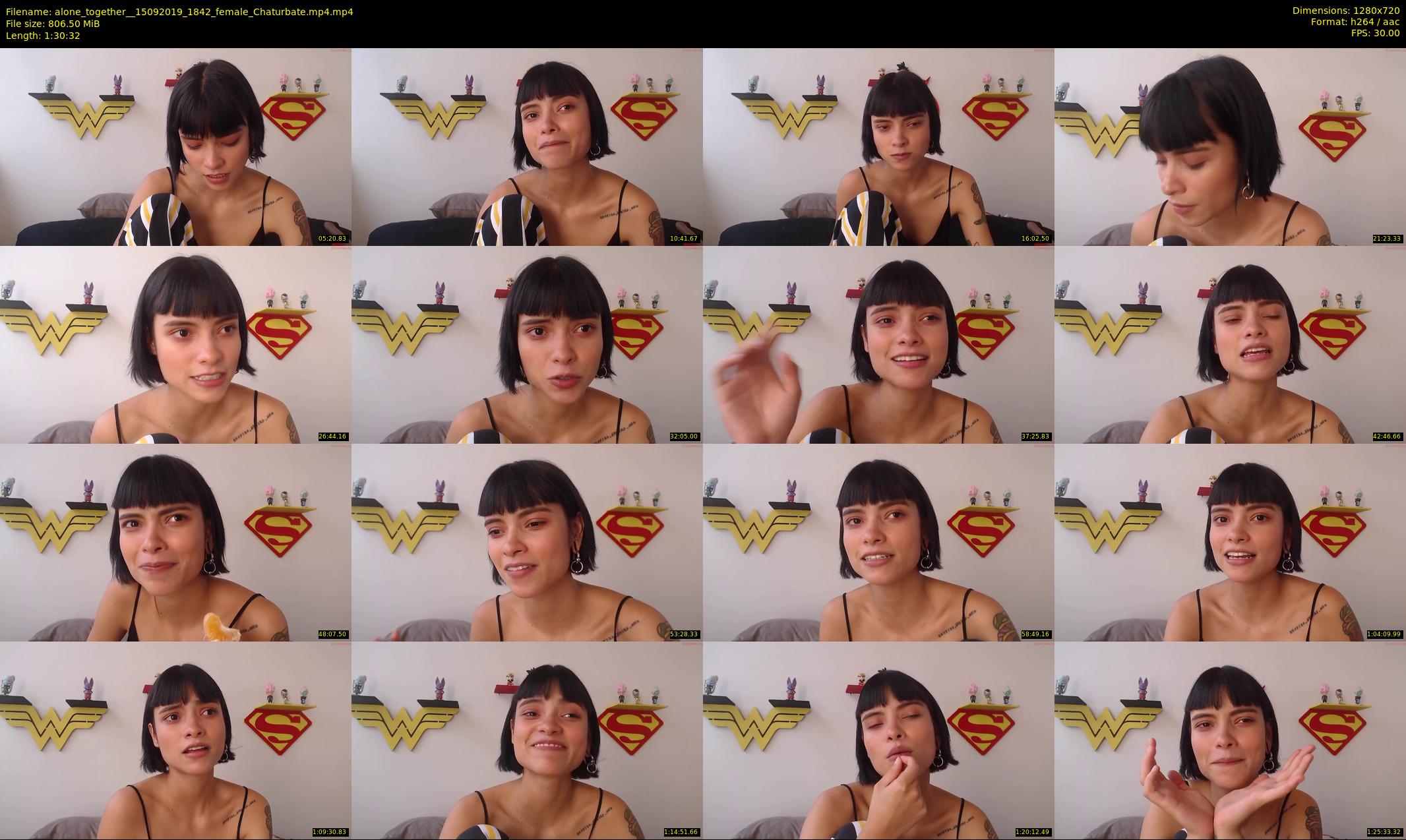 alone_together_ — 91 minute Chaturbate female cam show recording, 720p, Sep 15, 2019