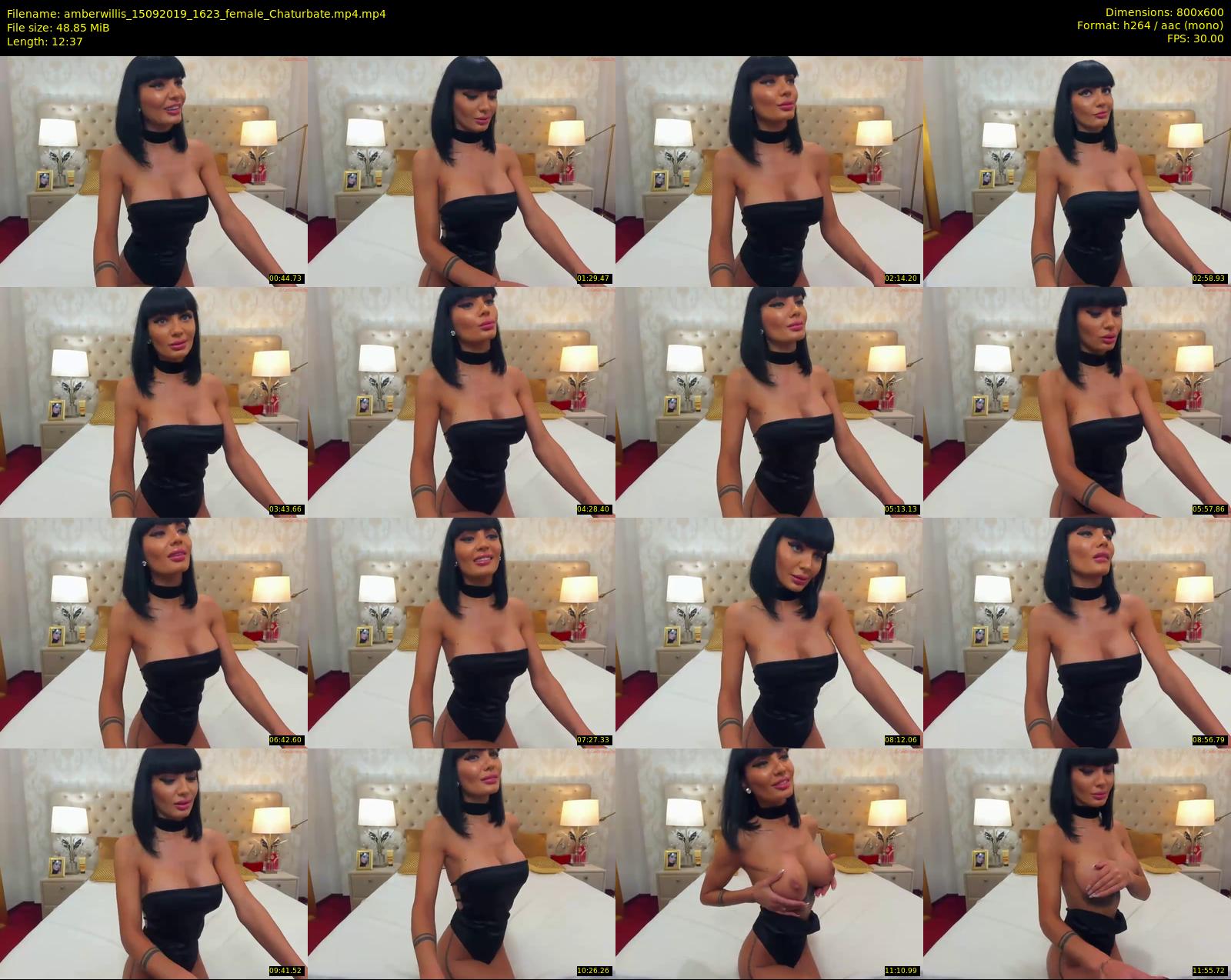 amberwillis — 13 minute Chaturbate female cam show recording, 480p, Sep 15, 2019