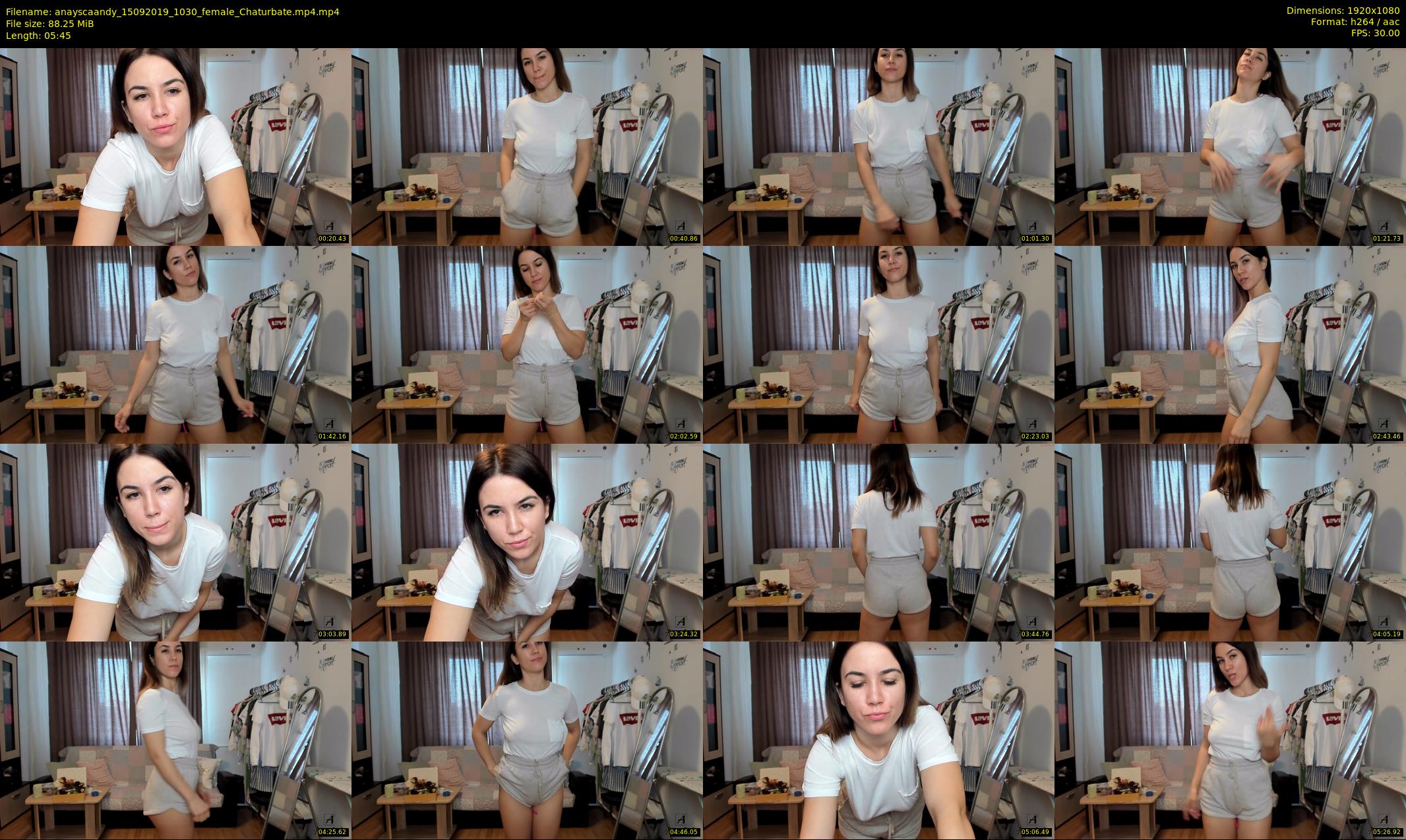 anayscaandy — 6 minute Chaturbate female cam show recording, 1080p, Sep 15, 2019