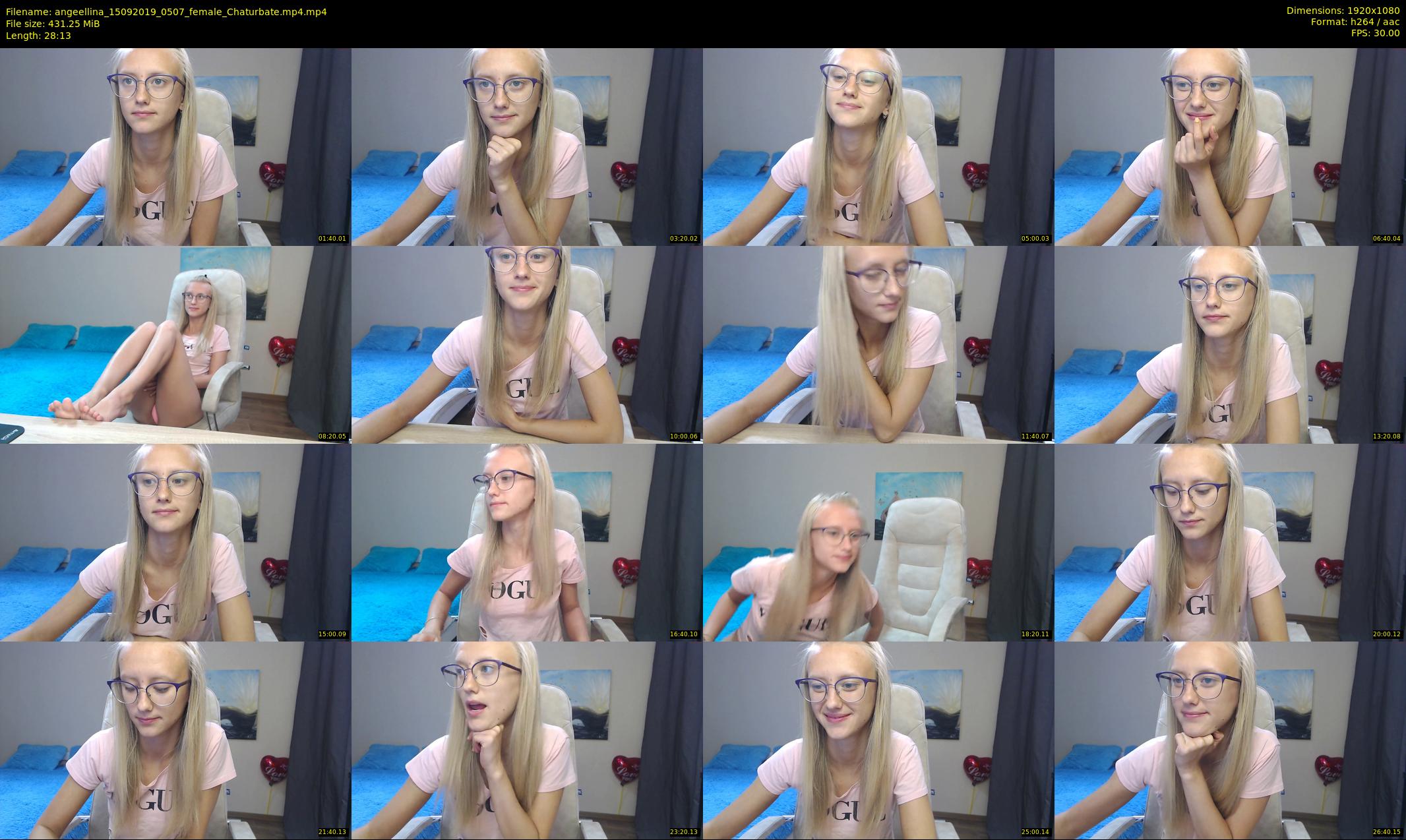 angeellina — 29 minute Chaturbate female cam show recording, 1080p, Sep 15, 2019