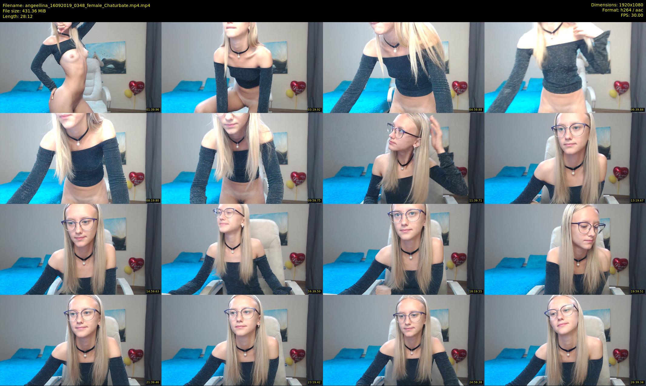 angeellina — 29 minute Chaturbate female cam show recording, 1080p, Sep 16, 2019