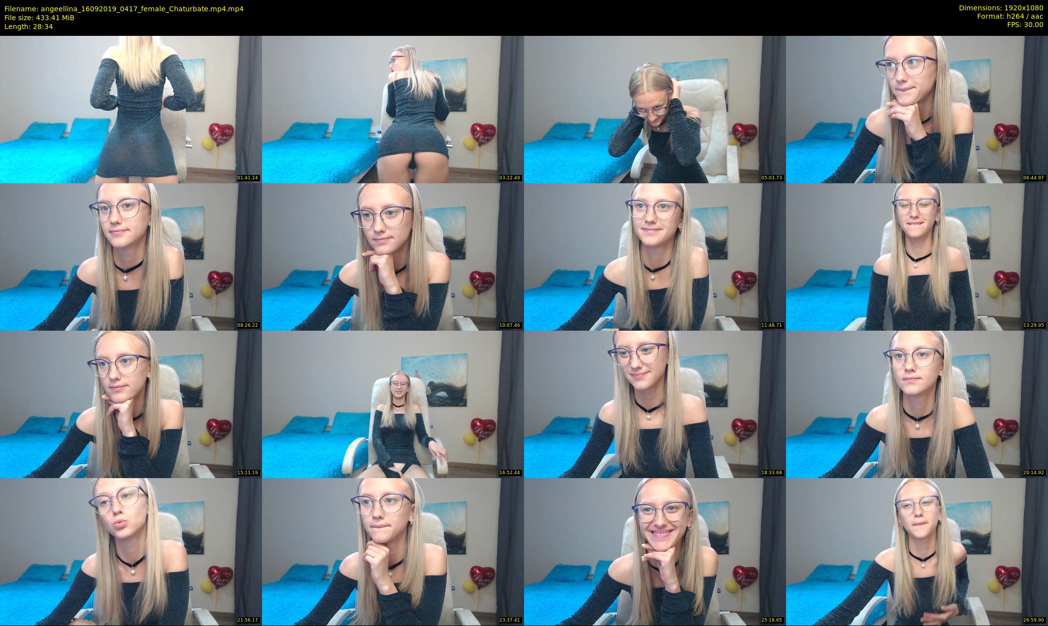 angeellina — 29 minute Chaturbate female cam show recording, 1080p, Sep 16, 2019