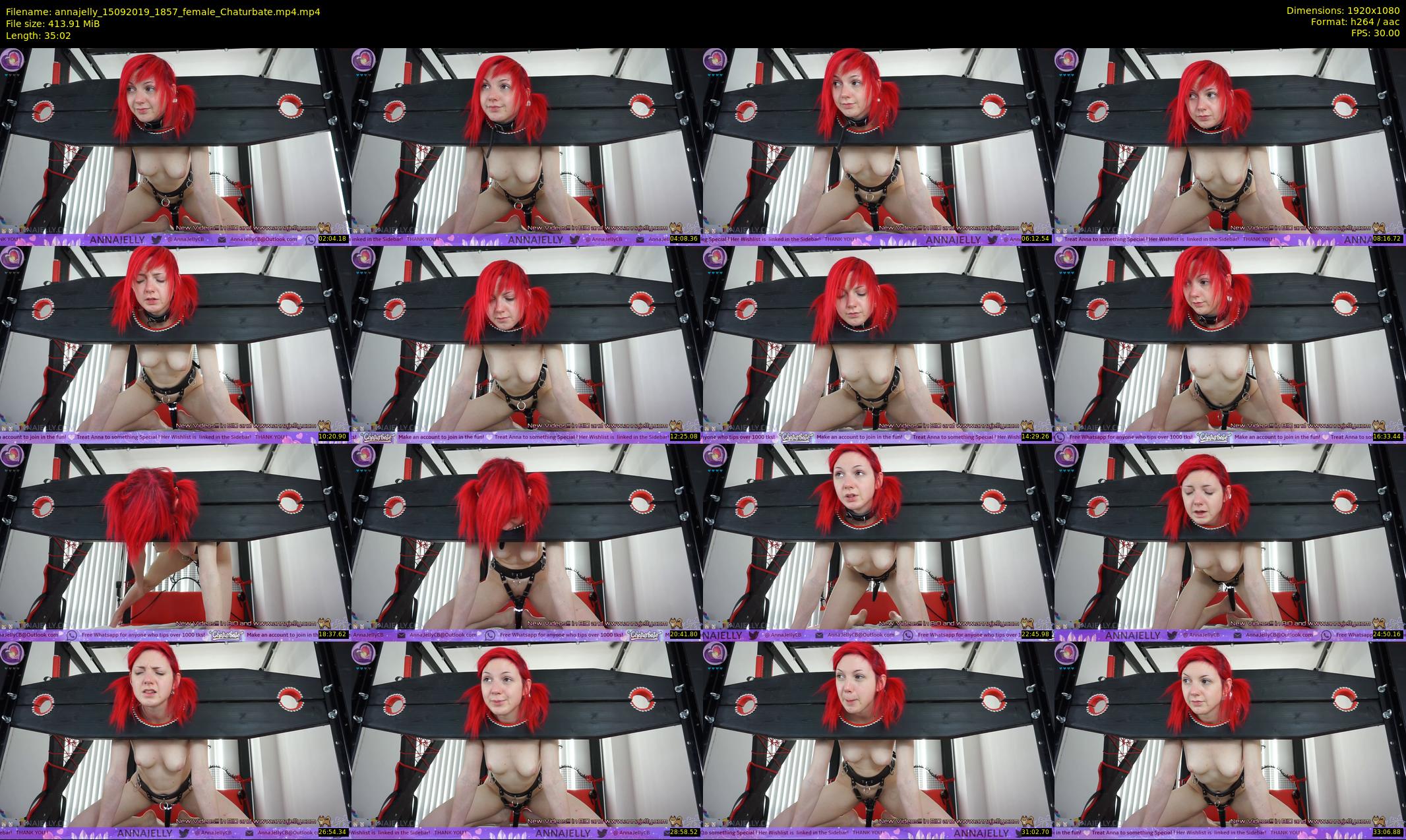 annajelly — 36 minute Chaturbate couple cam show recording, 1080p, Sep 15, 2019