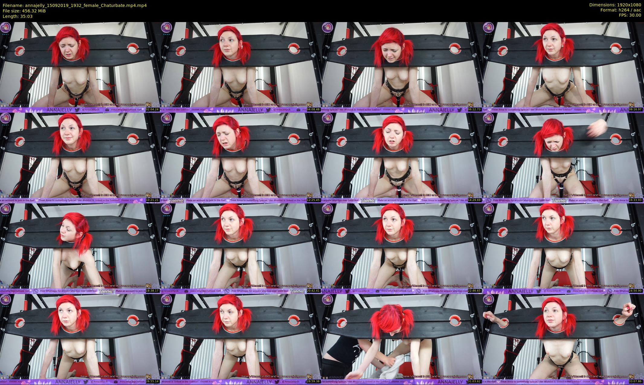 annajelly — 36 minute Chaturbate couple cam show recording, 1080p, Sep 15, 2019