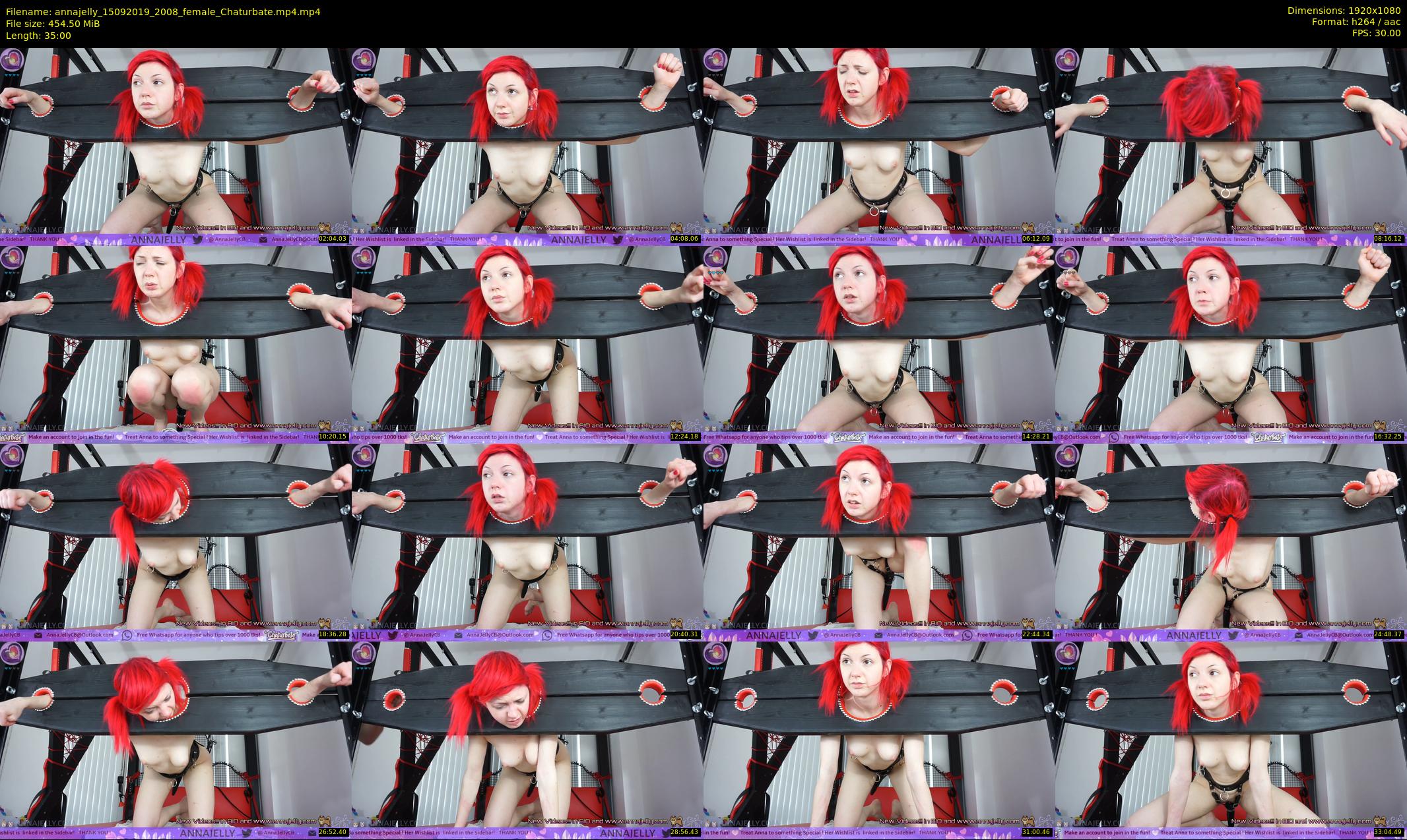 annajelly — 35 minute Chaturbate couple cam show recording, 1080p, Sep 15, 2019