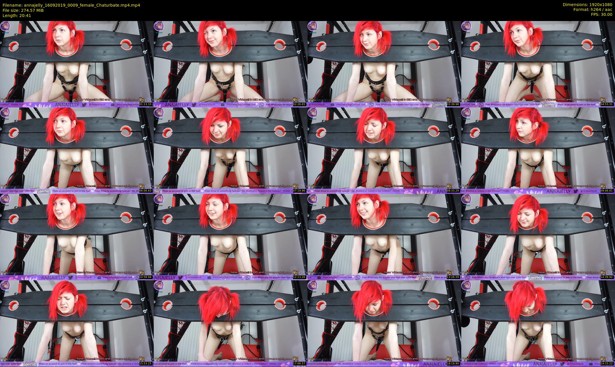 annajelly — 21 minute Chaturbate couple cam show recording, 1080p, Sep 16, 2019