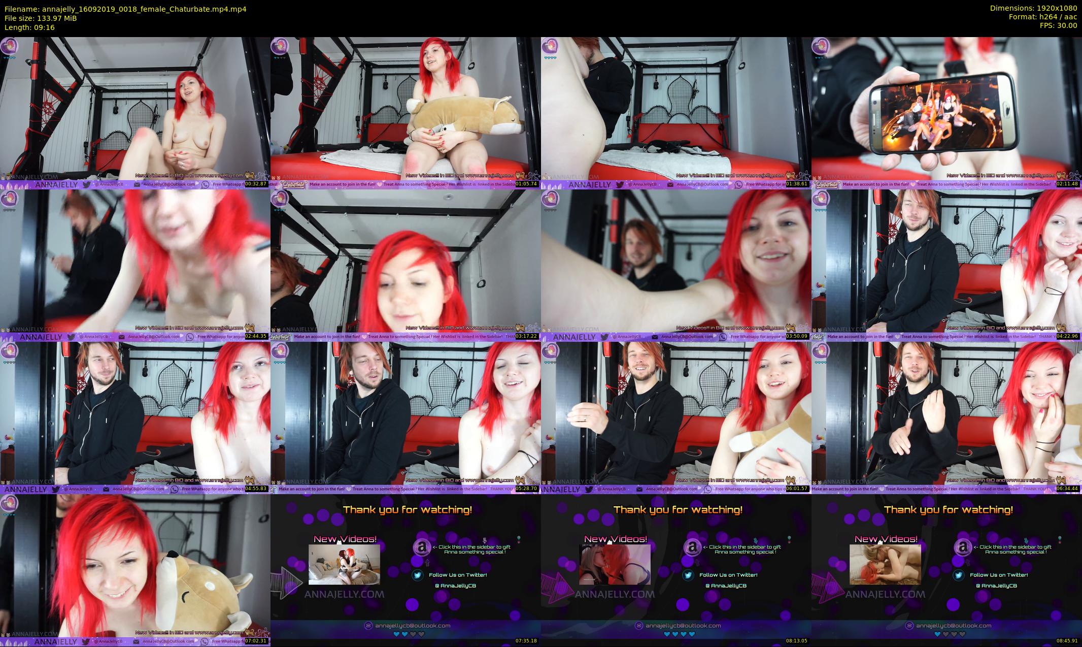 annajelly — 10 minute Chaturbate couple cam show recording, 1080p, Sep 16, 2019